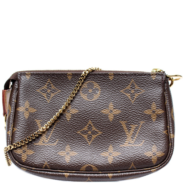 Louis Vuitton Sequin Monogram Eclipse Mini Pochette Accessories - Brown  Mini Bags, Handbags - LOU560166