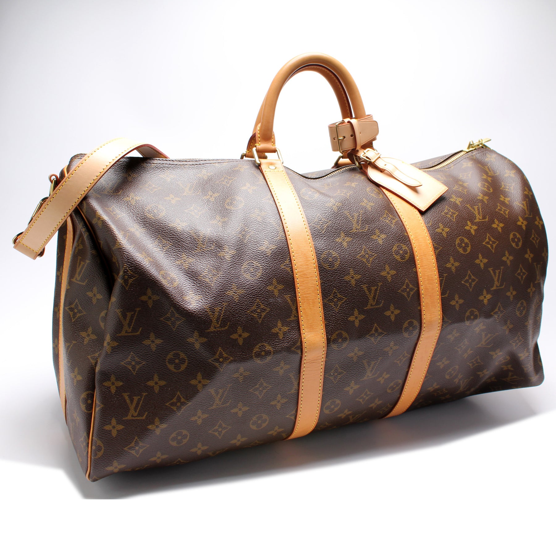 Monogram Keepall 50 Bandouliere Duffle Bag (Authentic Pre-Owned) – The Lady  Bag