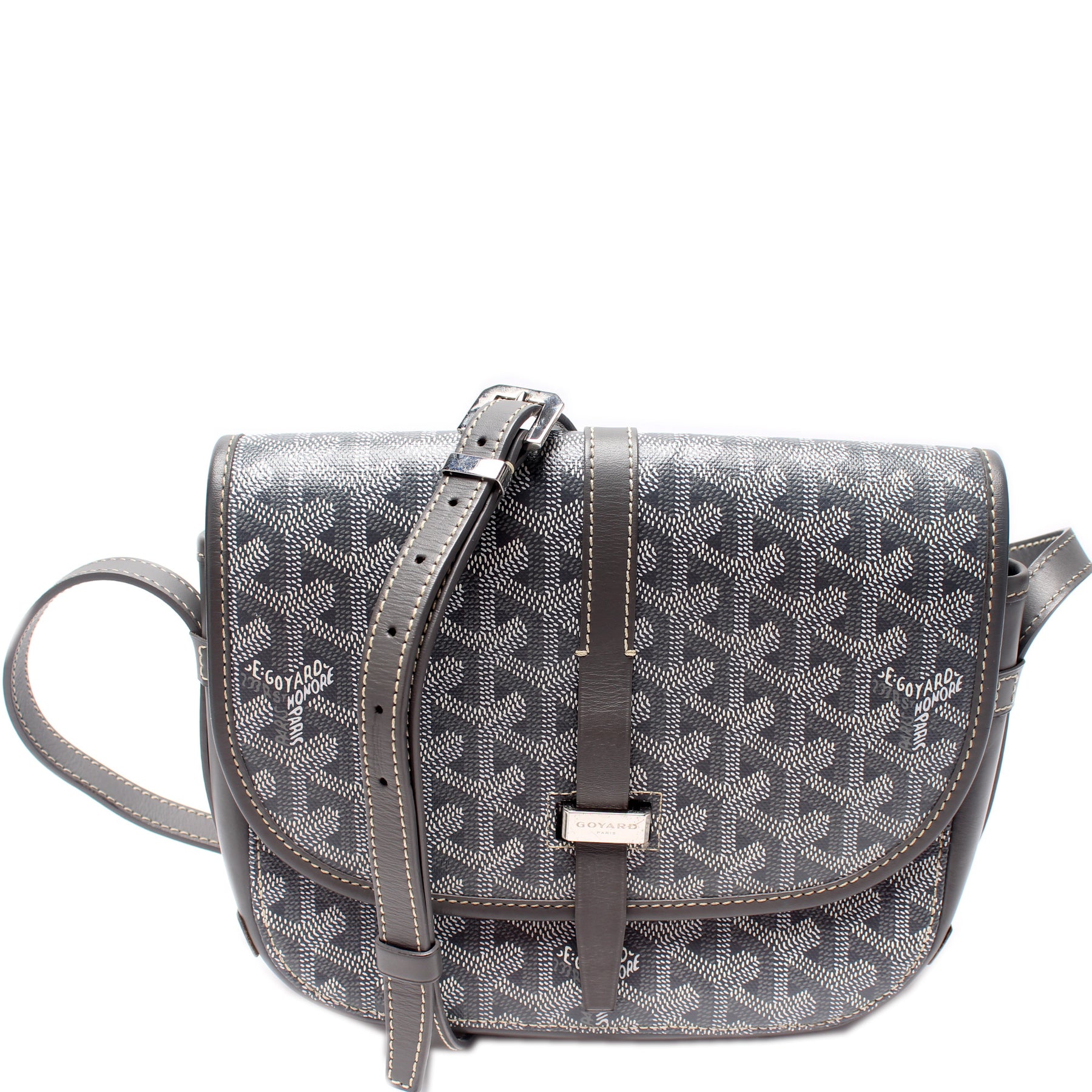 Goyard Goyardine Belvedere II PM - Grey Crossbody Bags, Handbags
