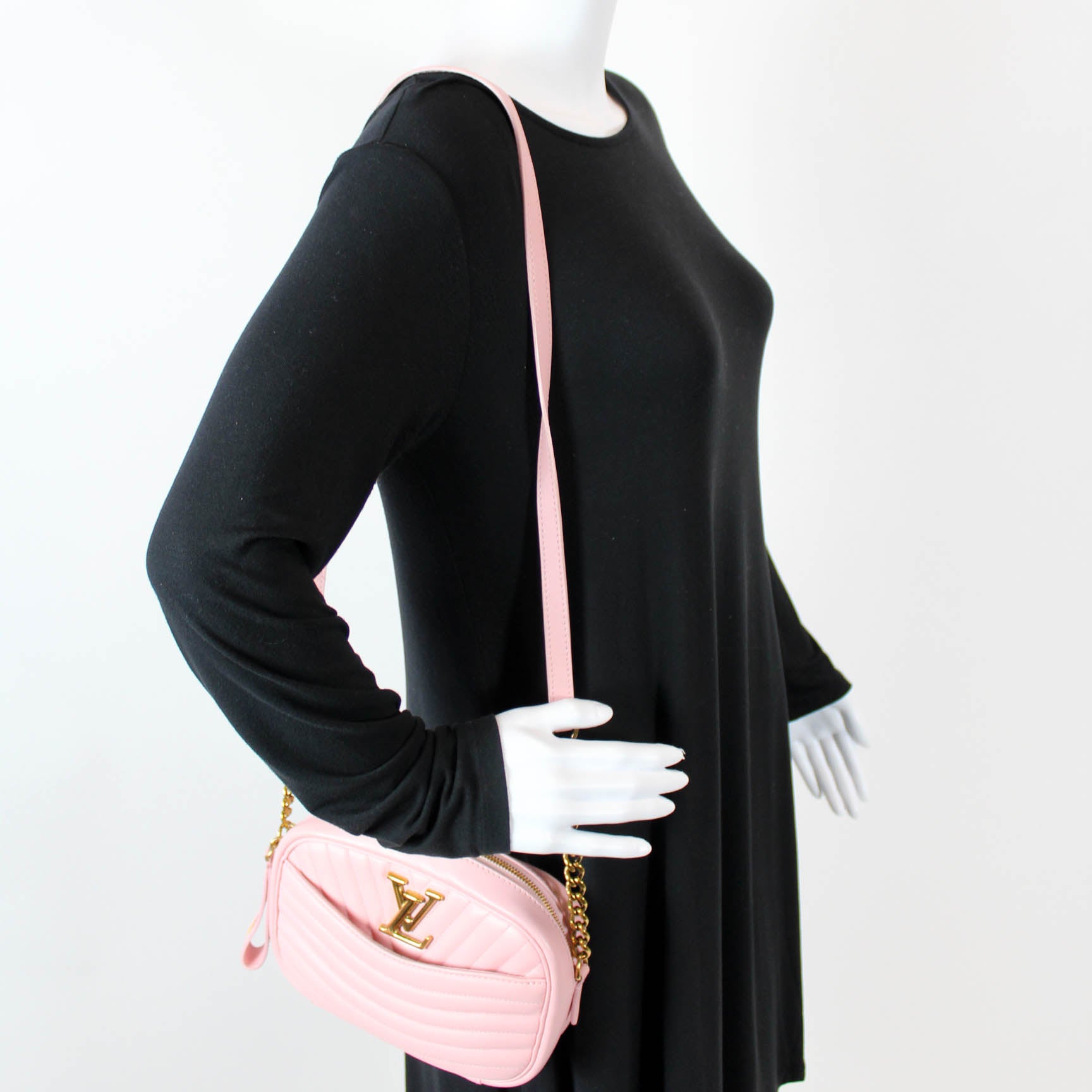 Louis Vuitton New Wave Camera Shoulder Bag Pink