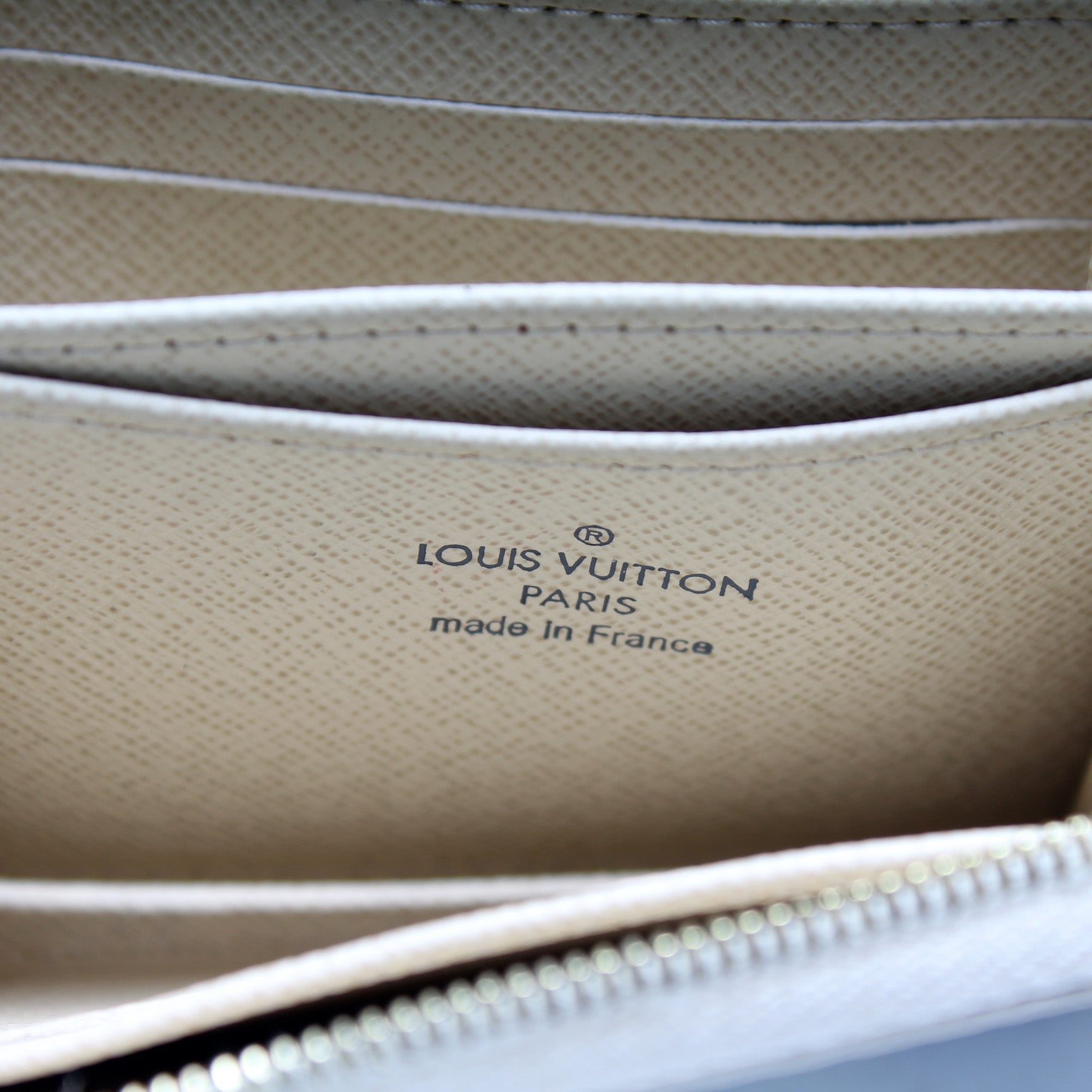 Louis Vuitton Damier Azur Canvas Zippy Coin Purse Wallet – V & G