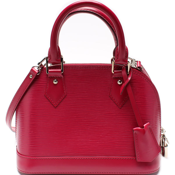 Louis Vuitton Vernis Alma BB w/ Strap - Pink Handle Bags, Handbags