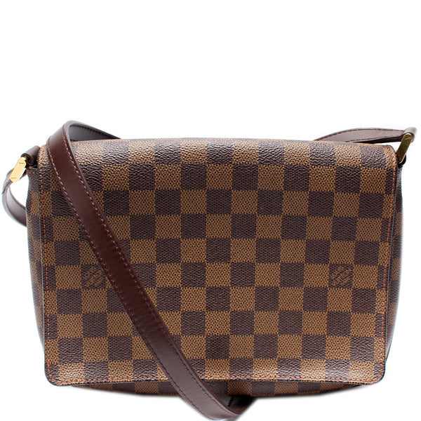 Louis Vuitton Musette Tango Damier Ebene Coated Canvas Crossbody Bag on  SALE