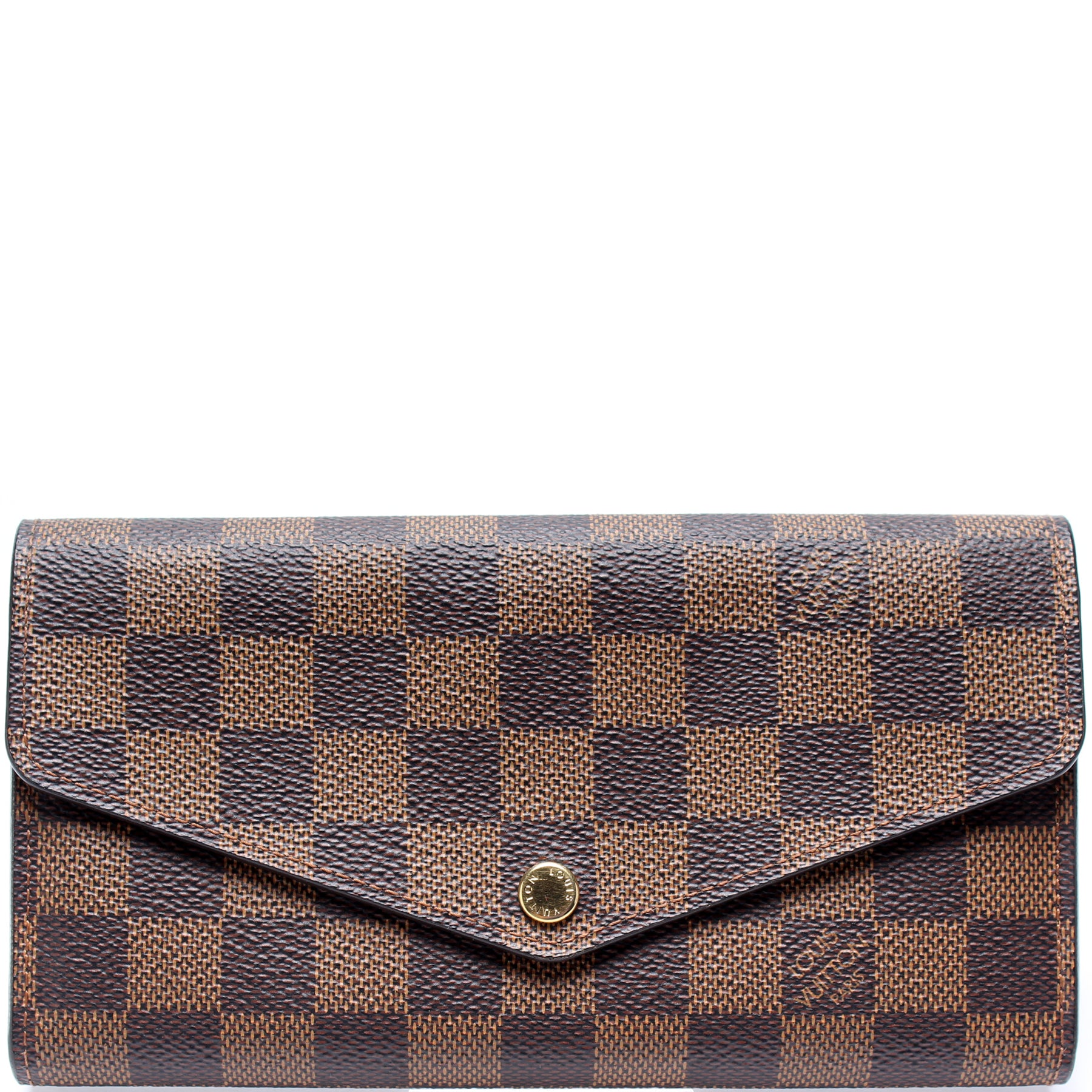Louis Vuitton Damier Ebene Canvas Studded Zippy Wallet (authentic  Pre-owned) in Brown
