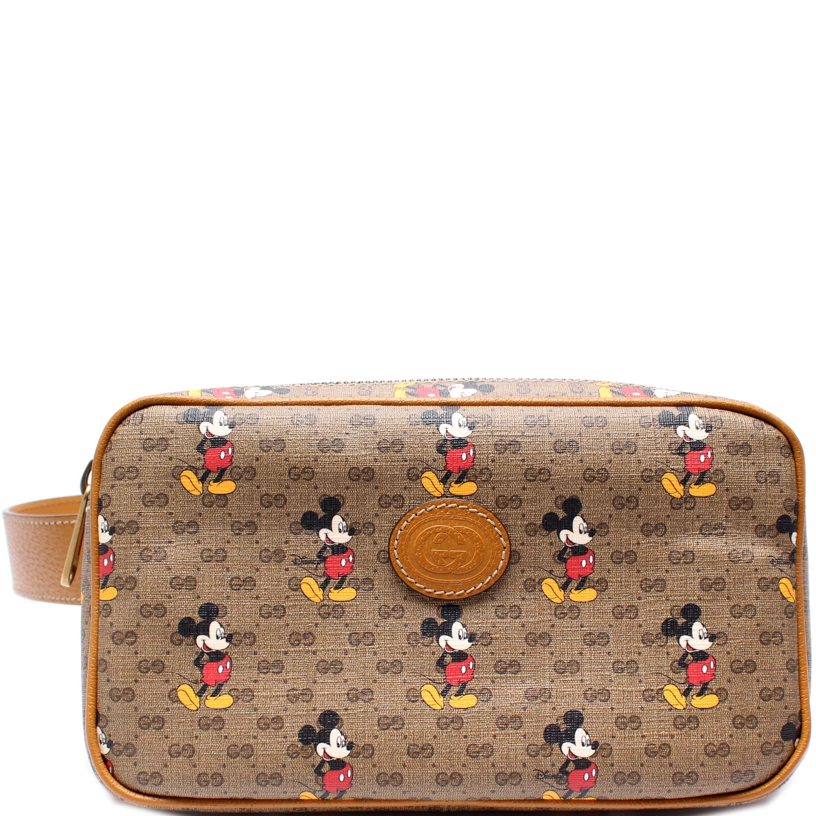 Gucci Disney GG Supreme Monogram Mickey Mouse Belt Bag. 95 cm