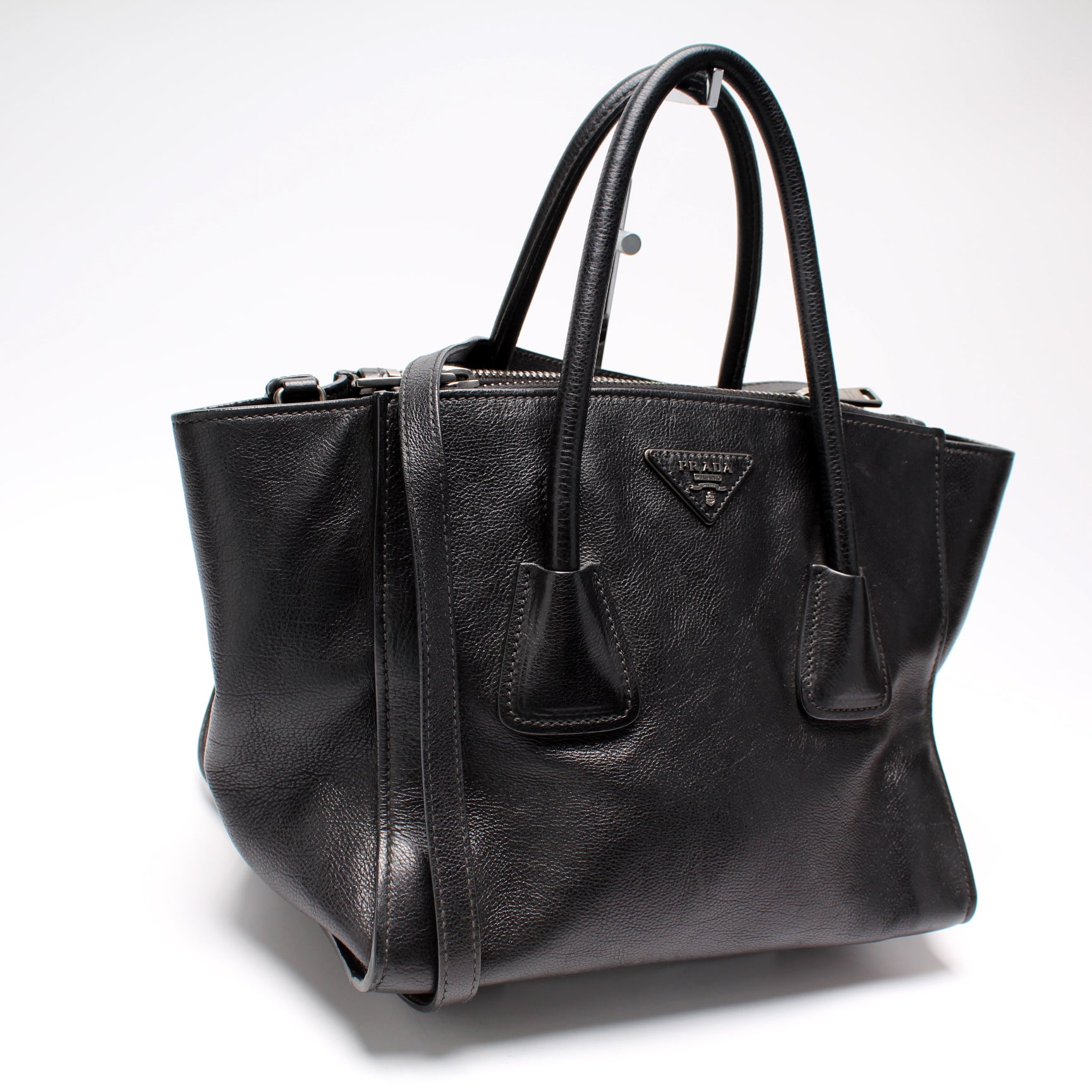 Prada glace twin pocket tote Clearance