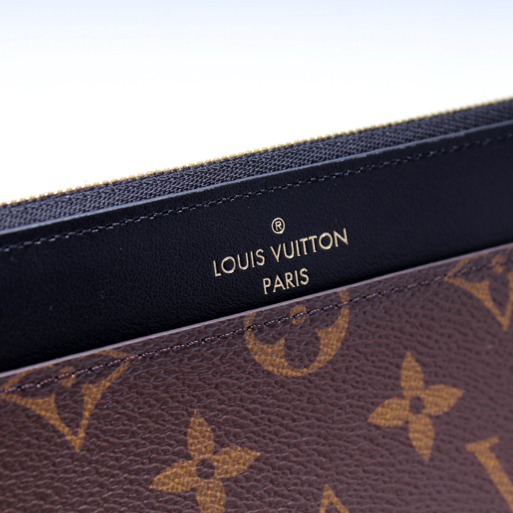 Louis Vuitton® Slim Purse Black. Size