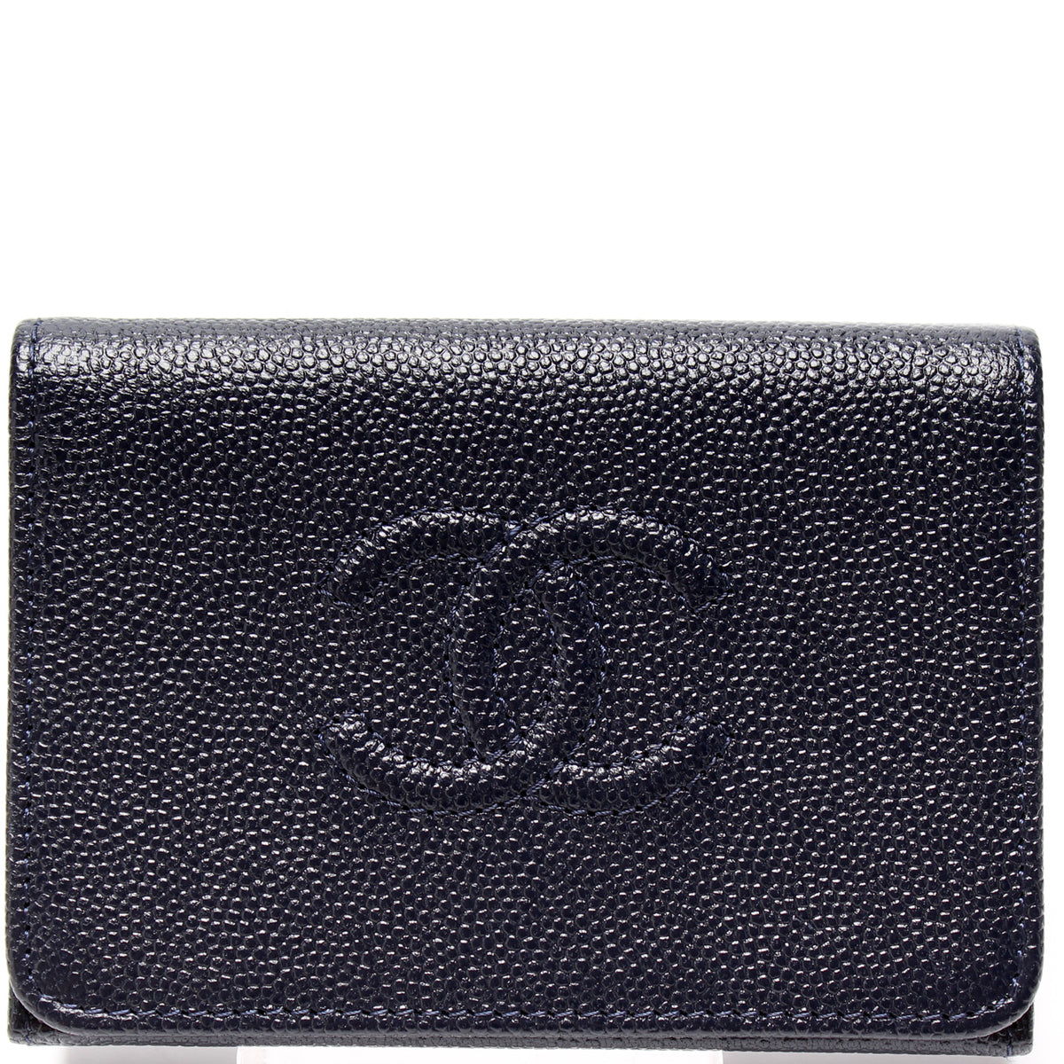 Timeless Caviar Small Trifold Wallet