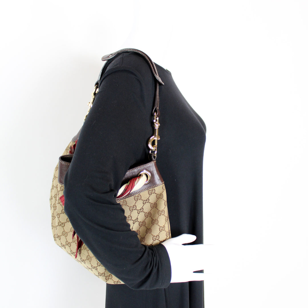 バッグ GUCCI Gucci Black Pebbled Leather Interlocking Top Handle Bag | Yoogi's