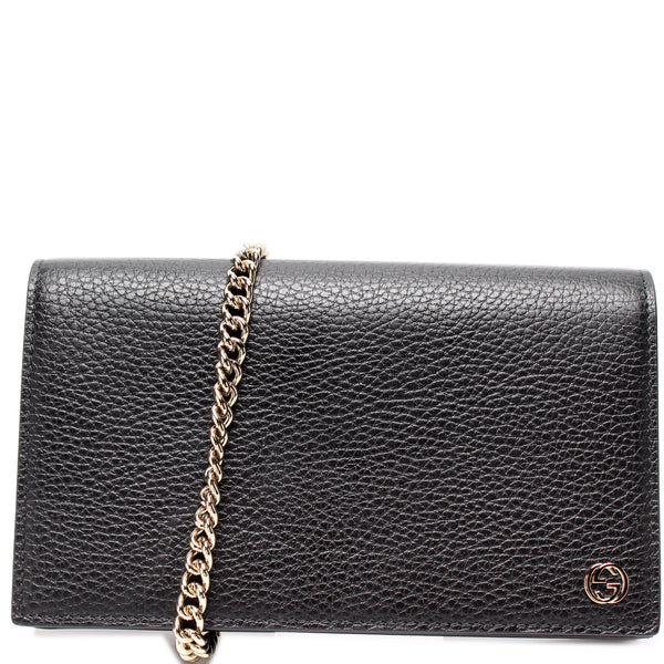 466506 Interlocking GG Chain Wallet – Keeks Designer Handbags