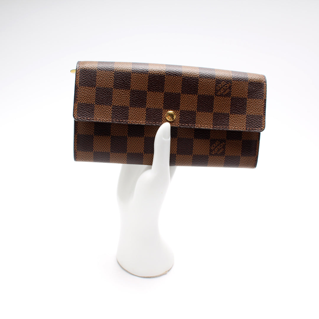 Louis Vuitton Sarah Wallet in high quality Damier