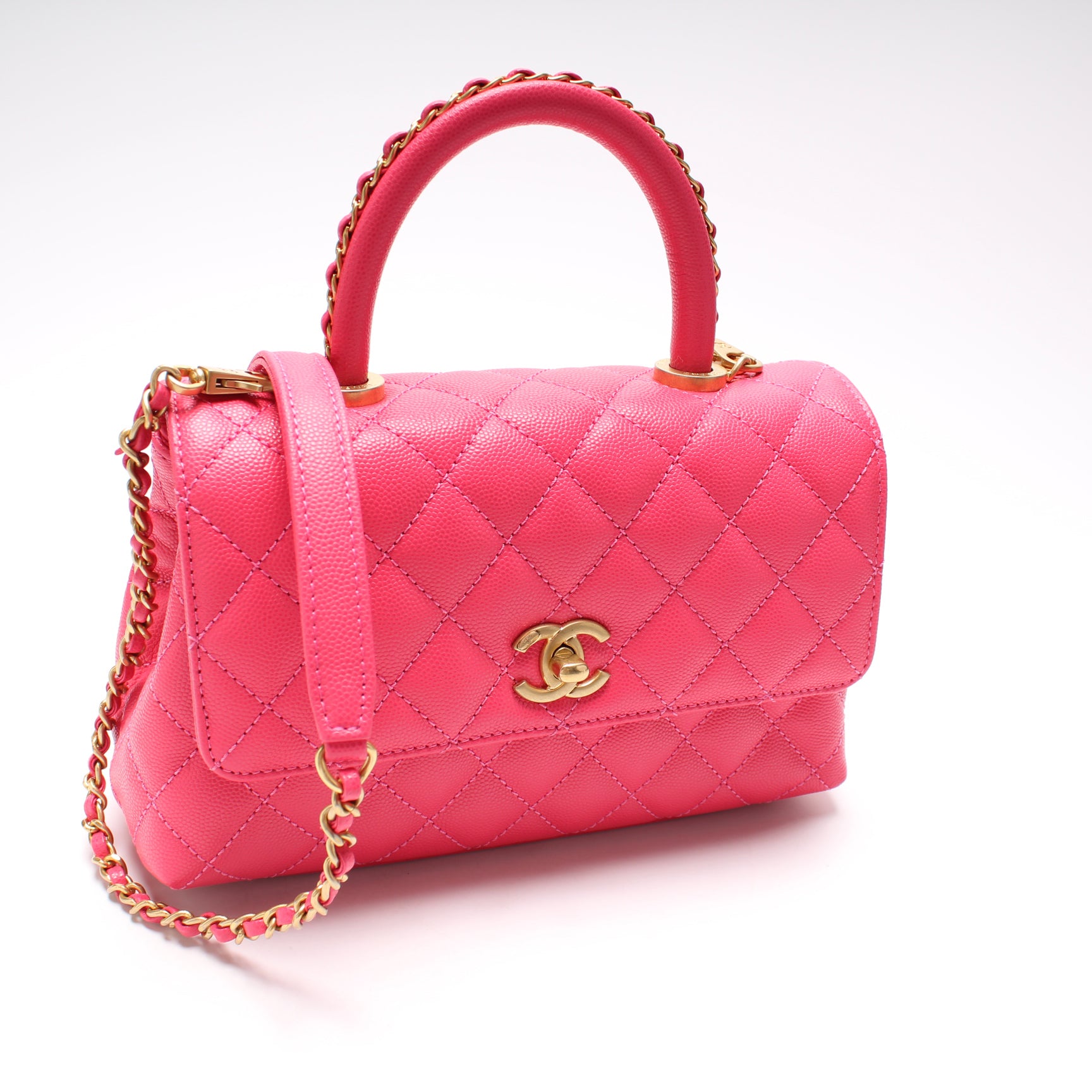 Coco Mini Chain Top Handle 32M – Keeks Designer Handbags
