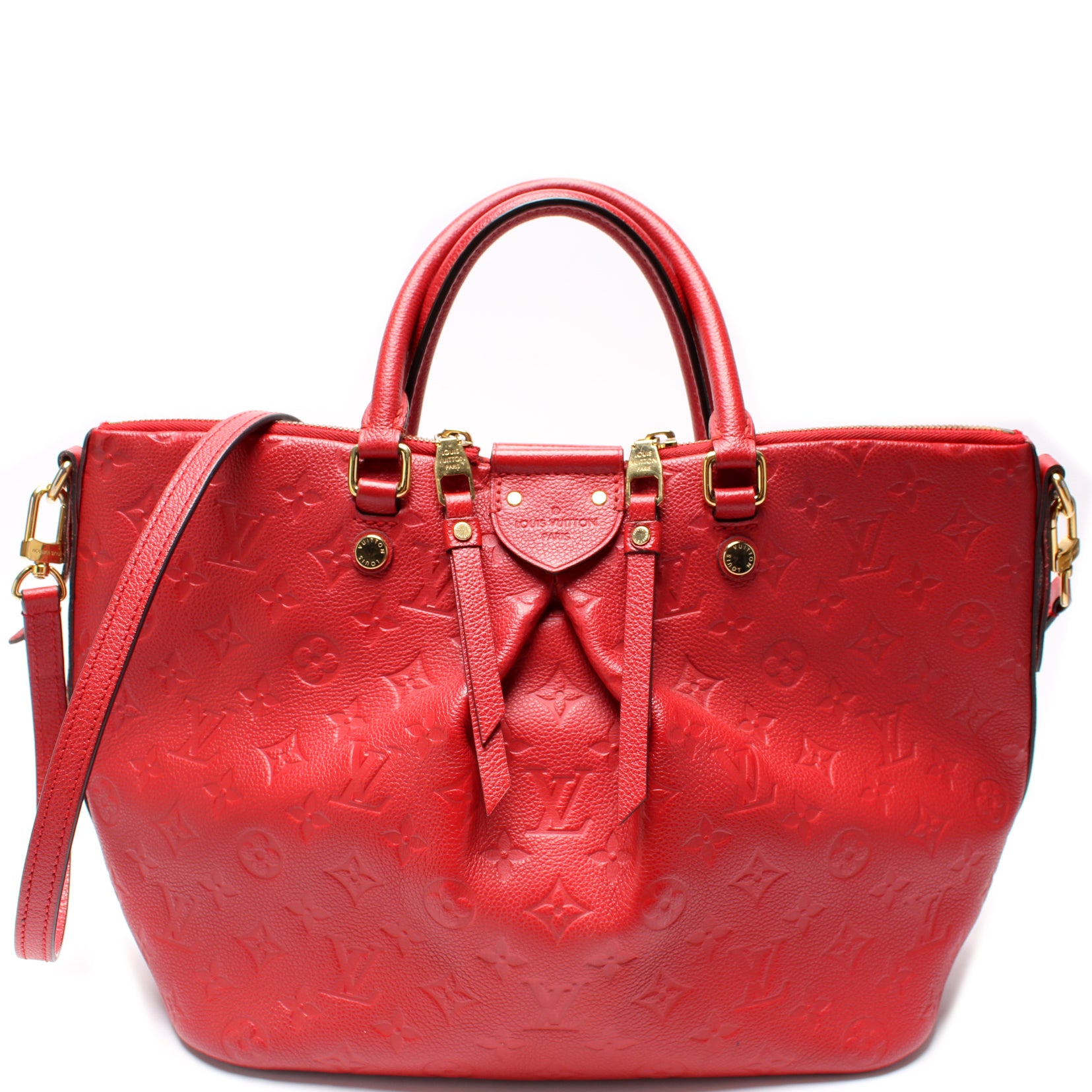 Louis Vuitton Monogram Empreinte Mazarine MM Satchel, Louis Vuitton  Handbags