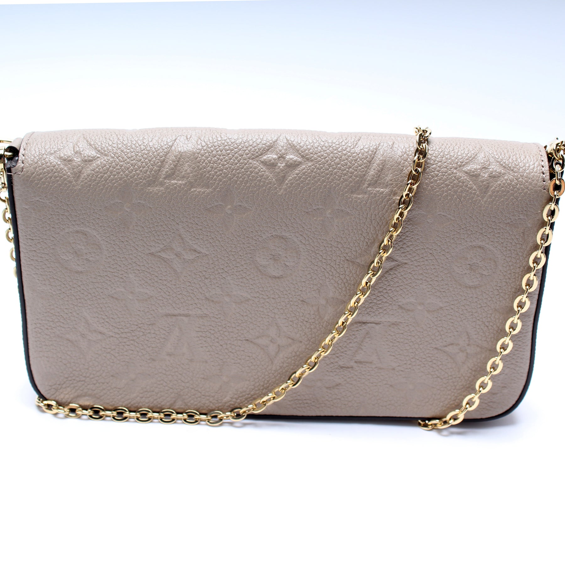 Louis Vuitton, Bags, 22 Louis Vuitton Empreinte Pochette Felicie Chain  Wallet Tourterelle