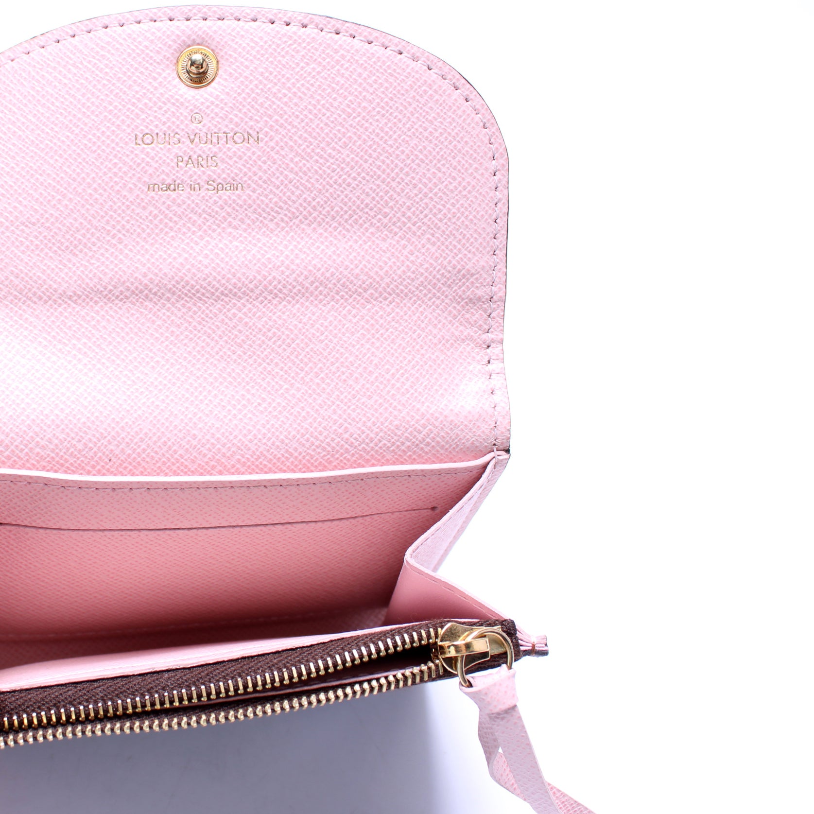 Rosalie Coin Purse Damier Ebene – Keeks Designer Handbags