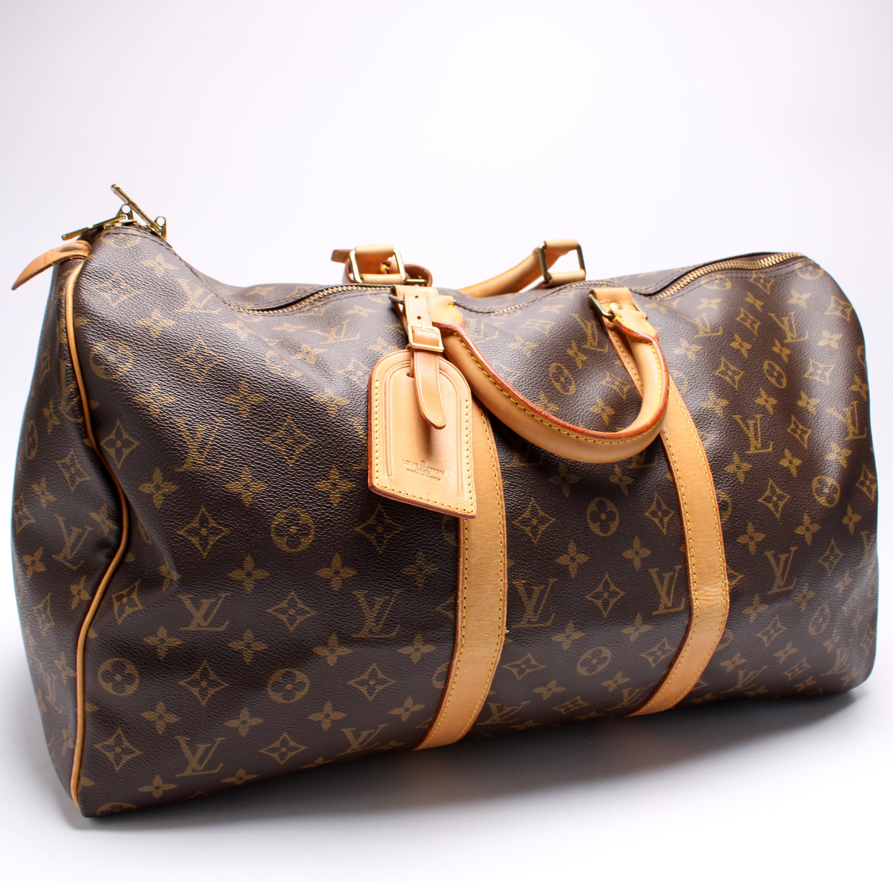 My first Designer Bag!! Louis Vuitton Keepall 50