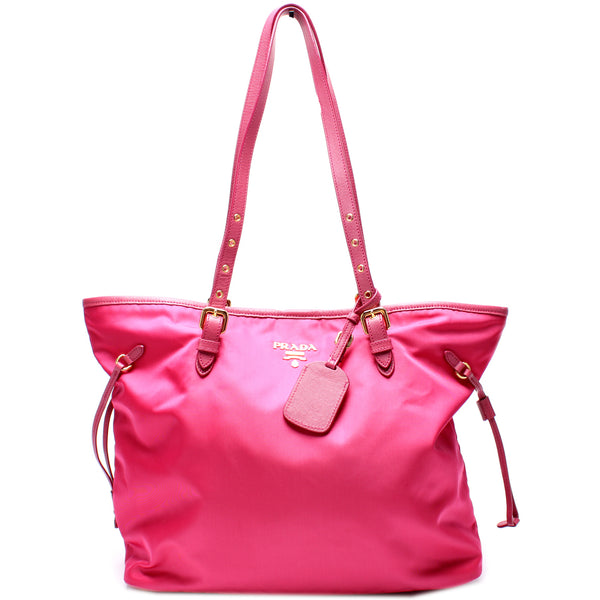 Prada Pink Nylon Handbag