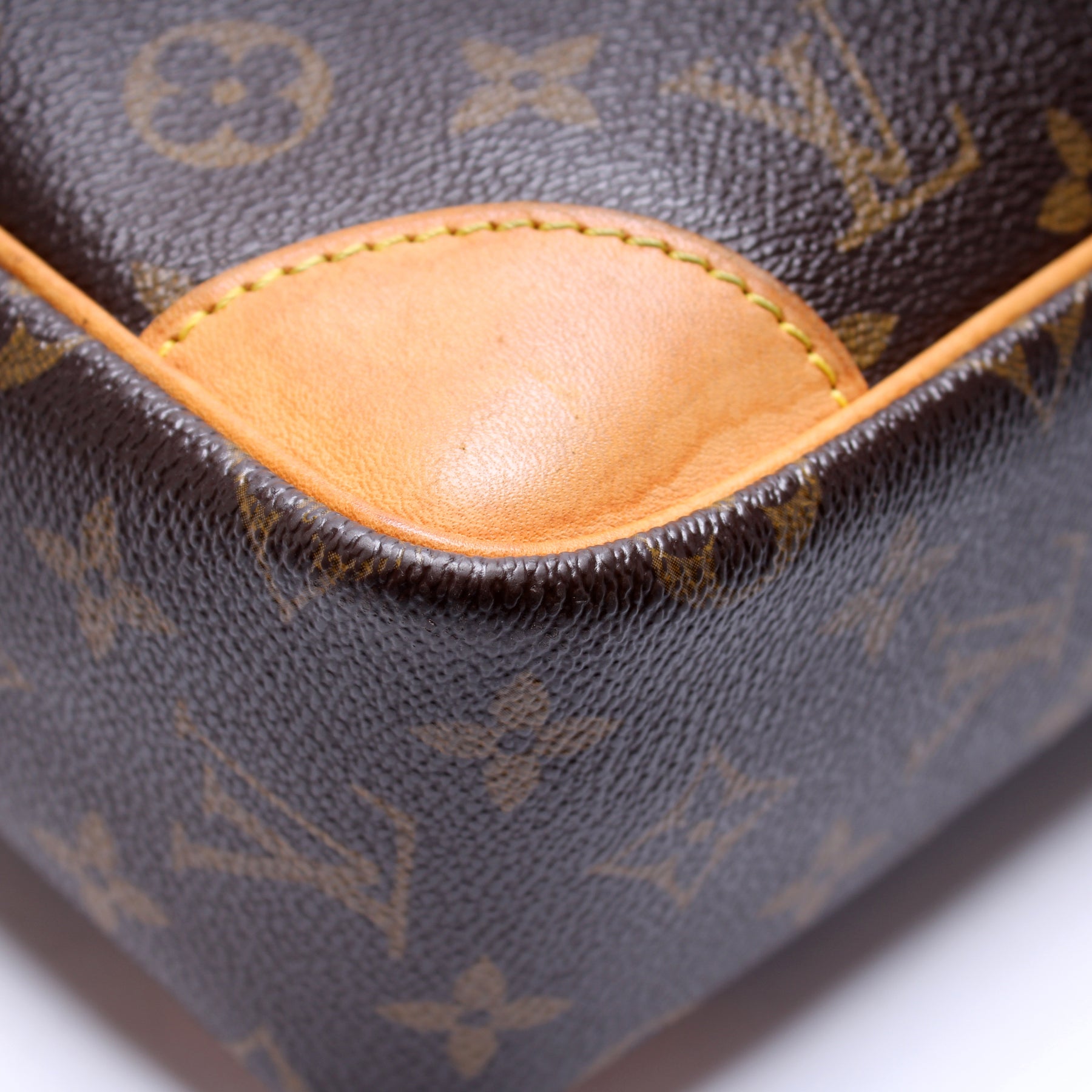Louis Vuitton Monogram Trocadero 30 Brown Leather Cloth ref.90246