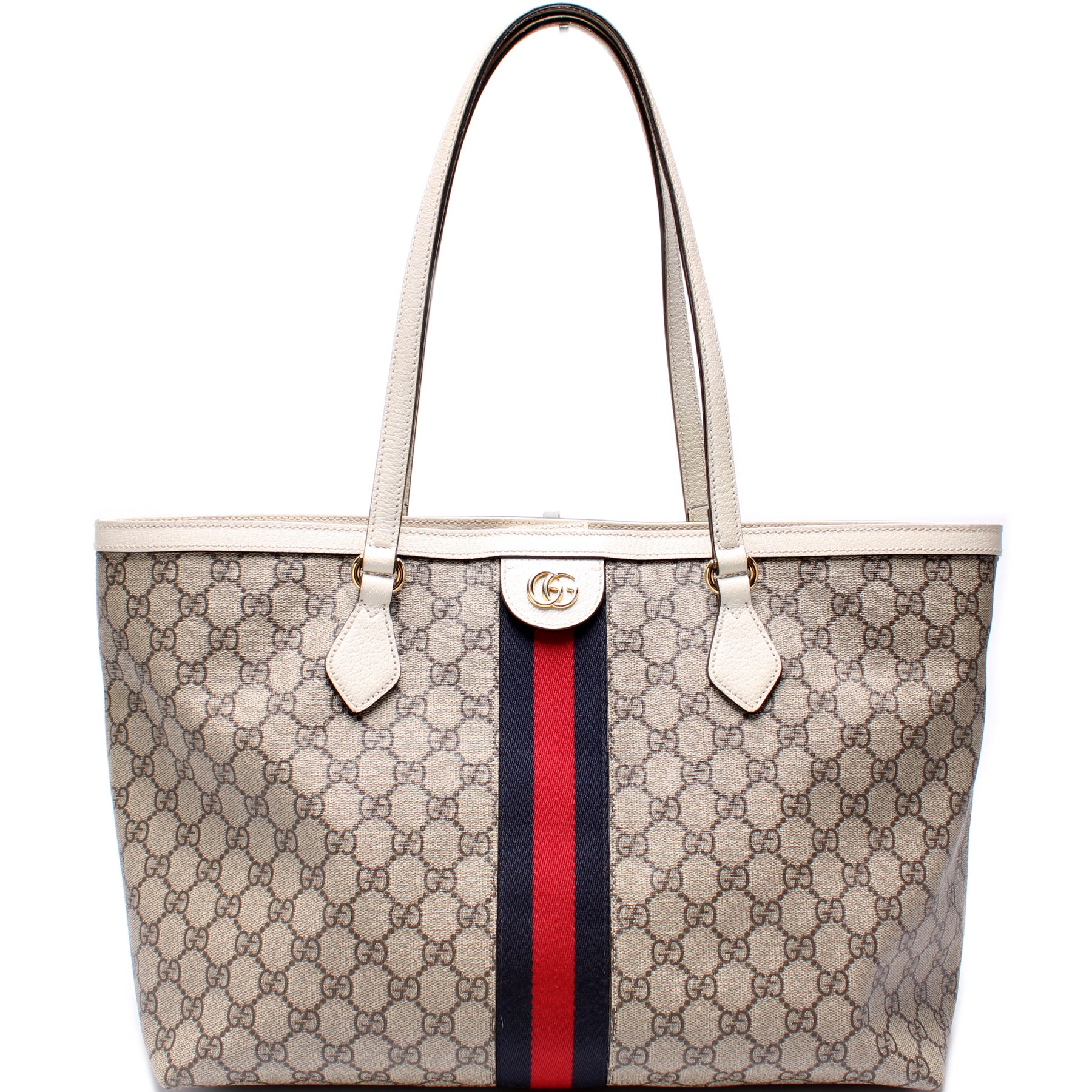 Gorgeous Authentic Gucci GG Supreme Ophidia Medium Tote Bag