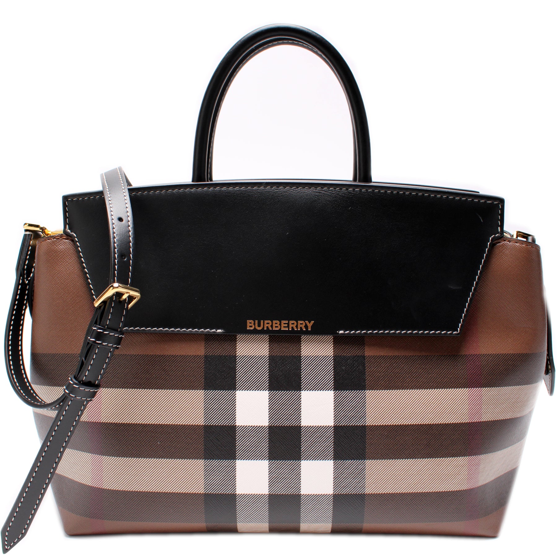 Burberry Catherine Leather Shoulder Bag