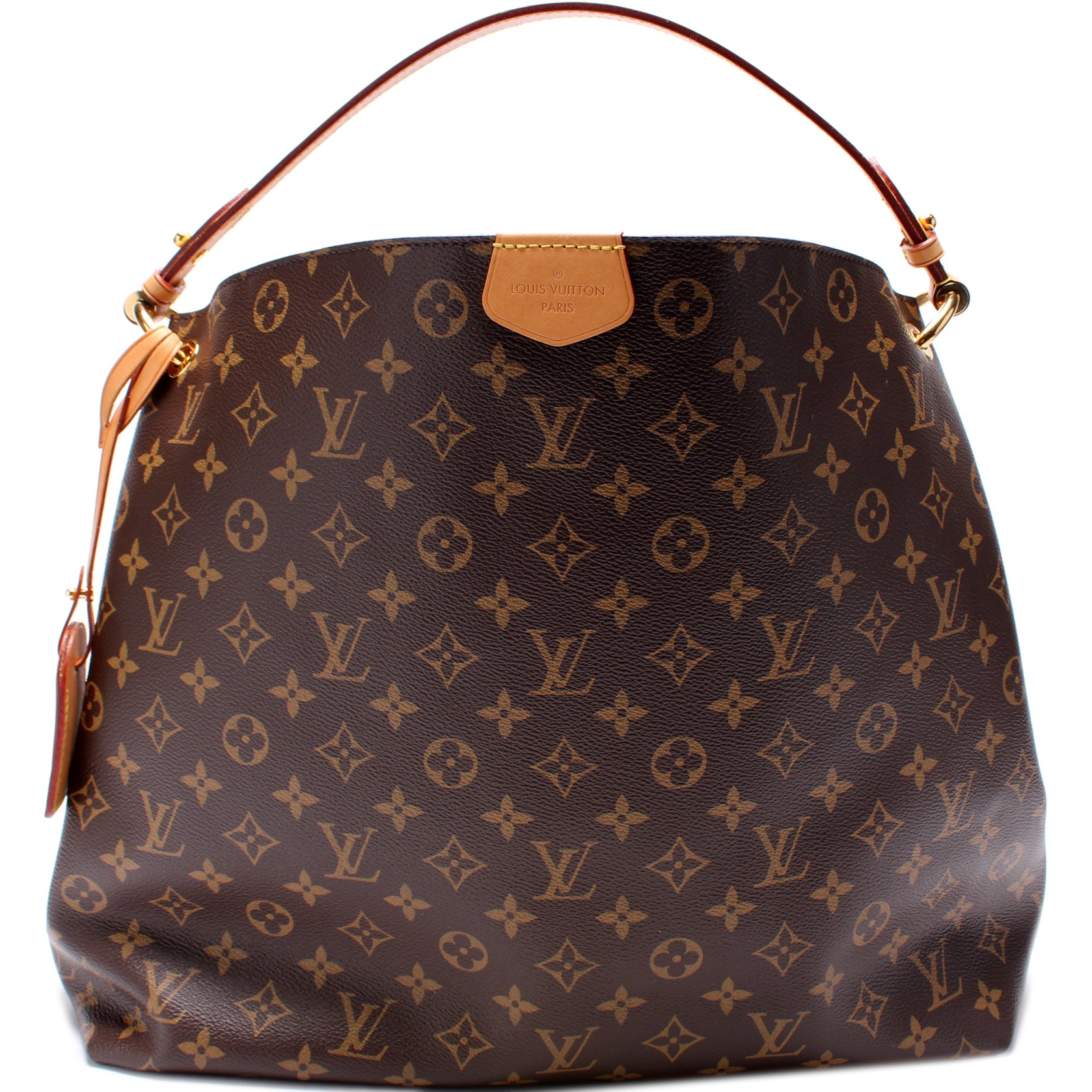 Louis Vuitton Graceful Handbag Monogram Canvas MM Brown