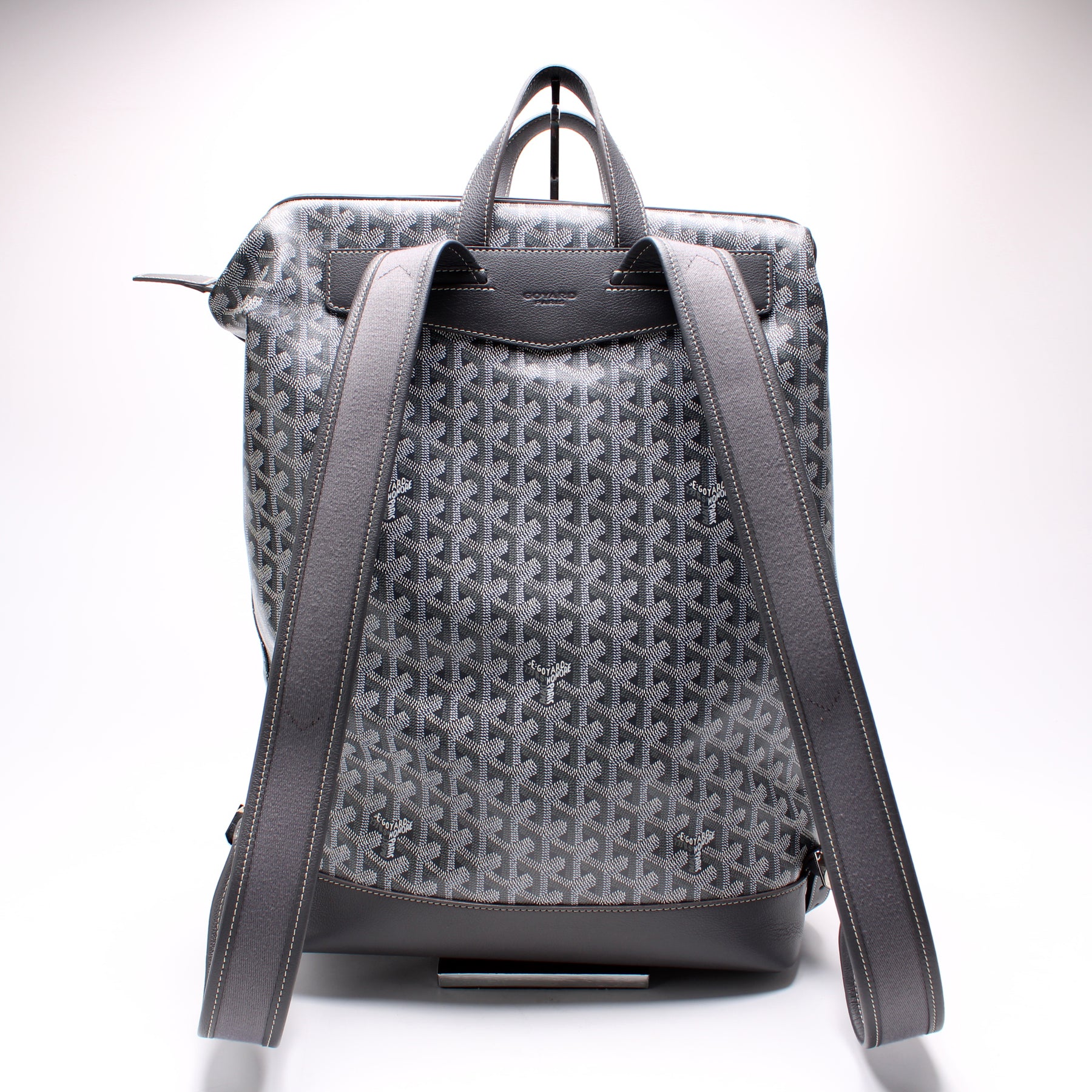 GOYARD Goyardine Alpin Backpack Gray AUTHENTIC
