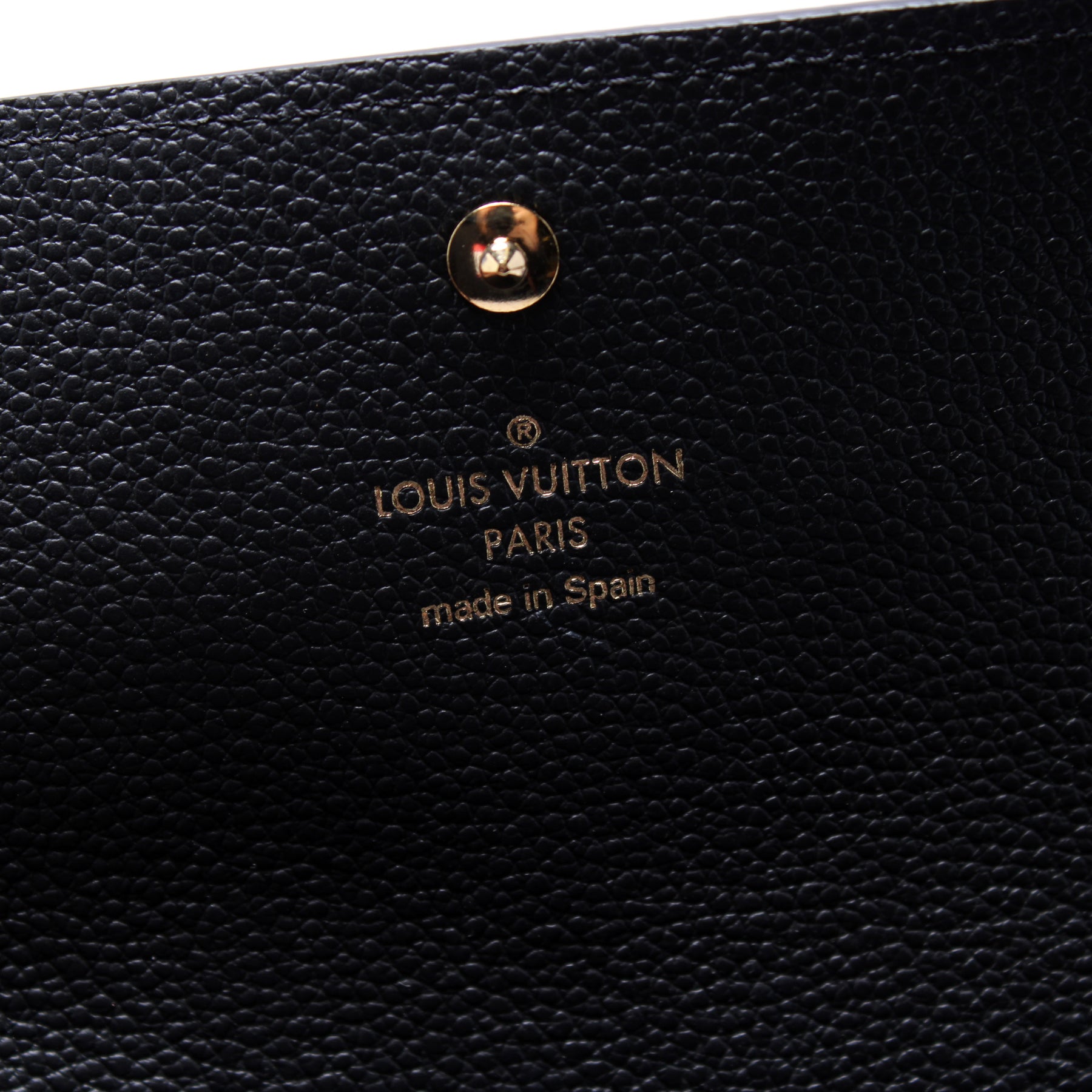 Louis Vuitton Empreinte Pont Neuf Trifold Wallet Black 9x12x3cm Free  Shipping