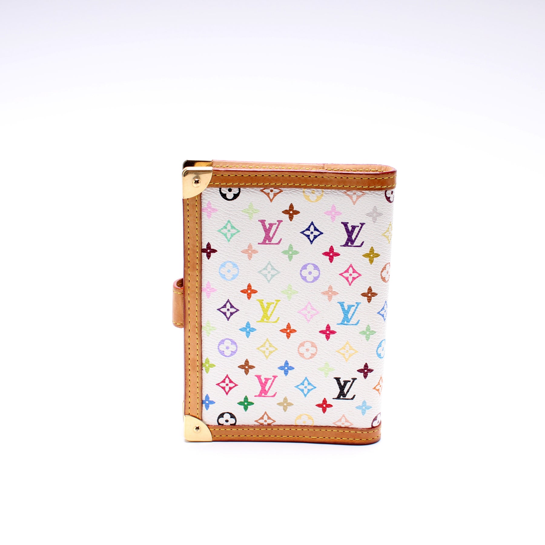 Louis Vuitton Agenda PM White Multicolor Monogram Canvas Agenda