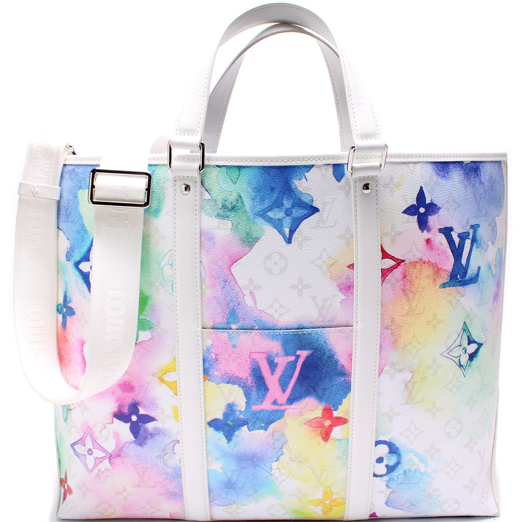 LV Louis Vuitton Watercolor Tote GM, Luxury, Bags & Wallets on