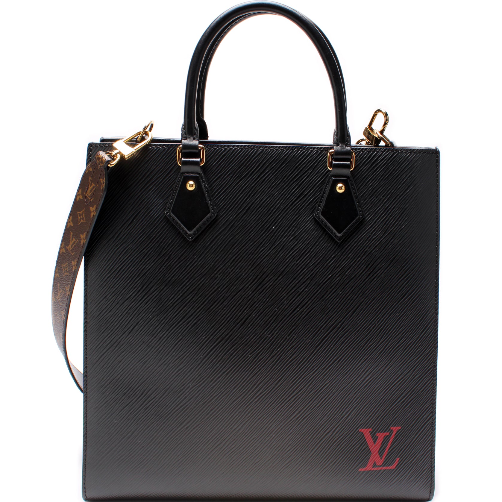 Louis Vuitton Sac Plat Canvas Handbag (pre-owned) in Gray