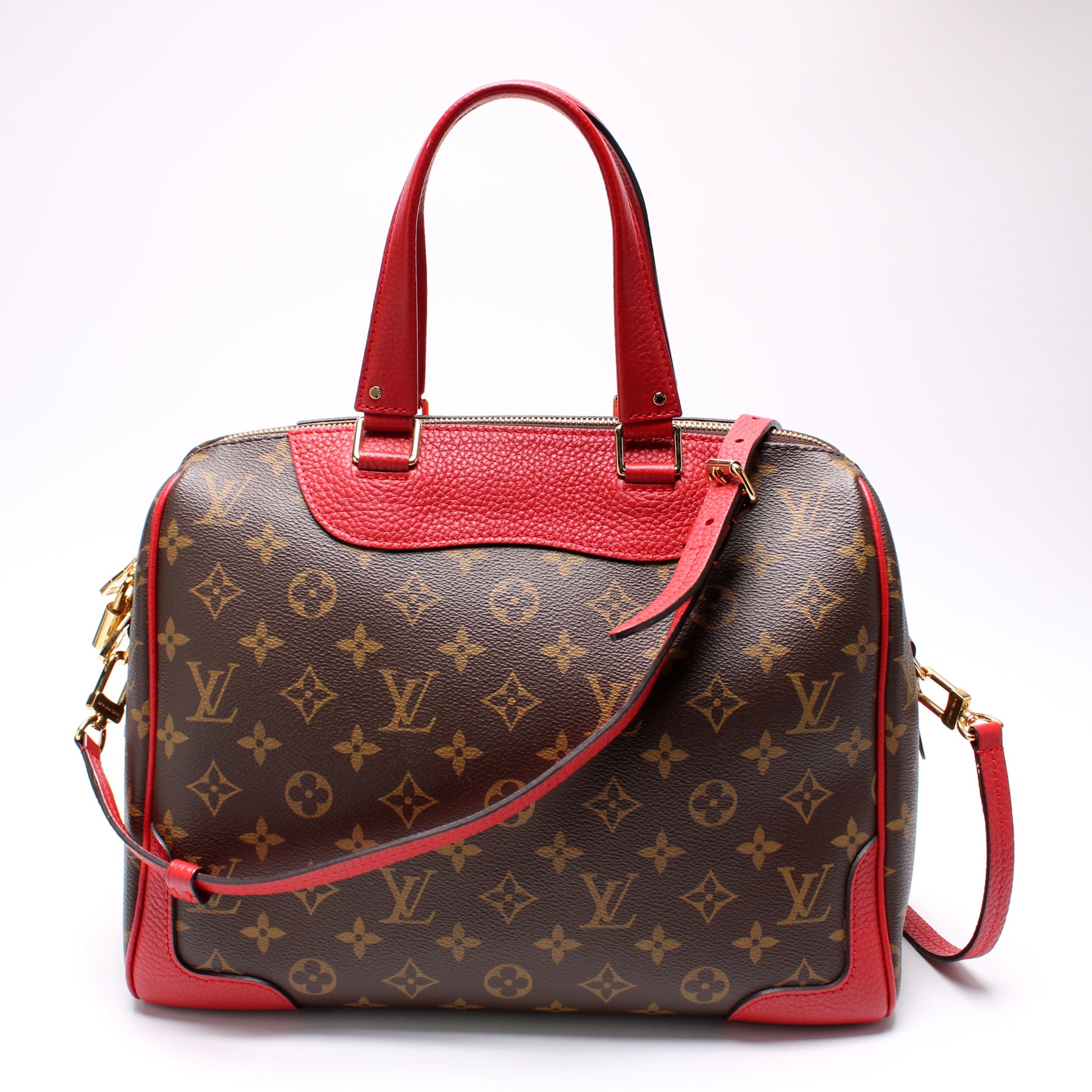 Louis Vuitton Brown/Red Monogram Retiro NM Louis Vuitton