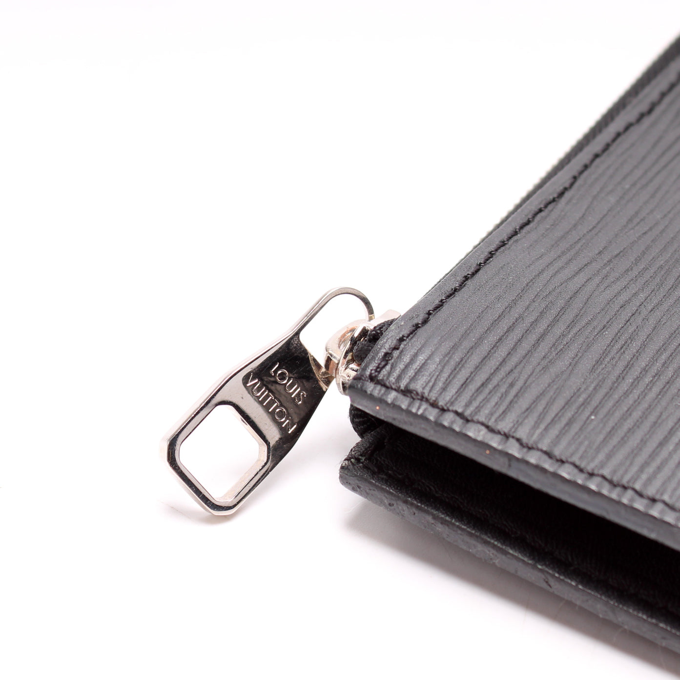Louis Vuitton Amerigo Black Leather Wallet (Pre-Owned)