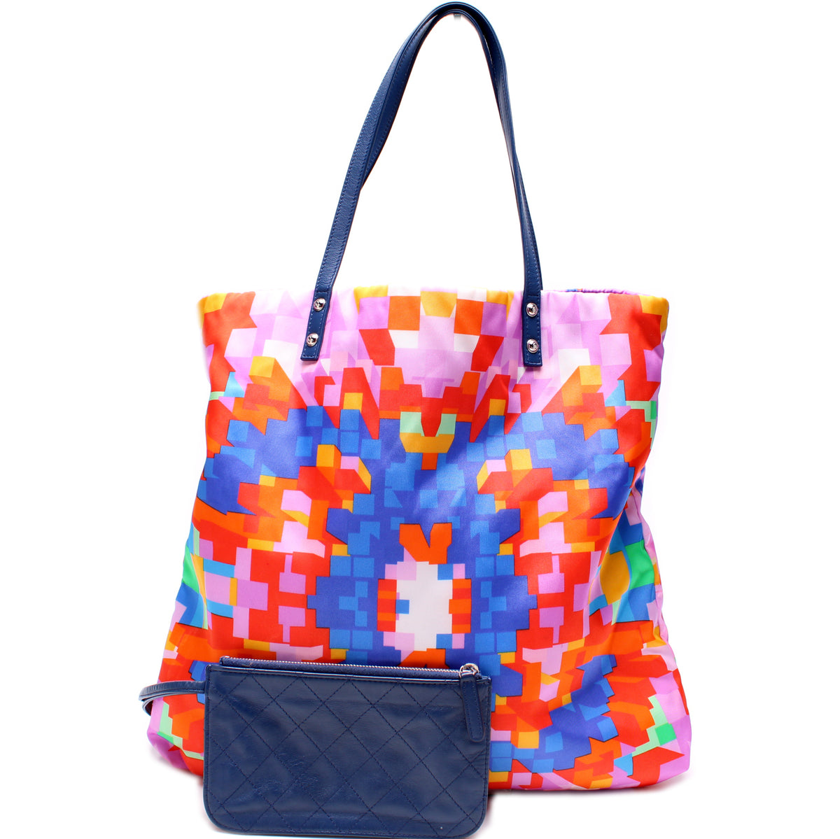 CC Printed Nylon Tote – Keeks Designer Handbags