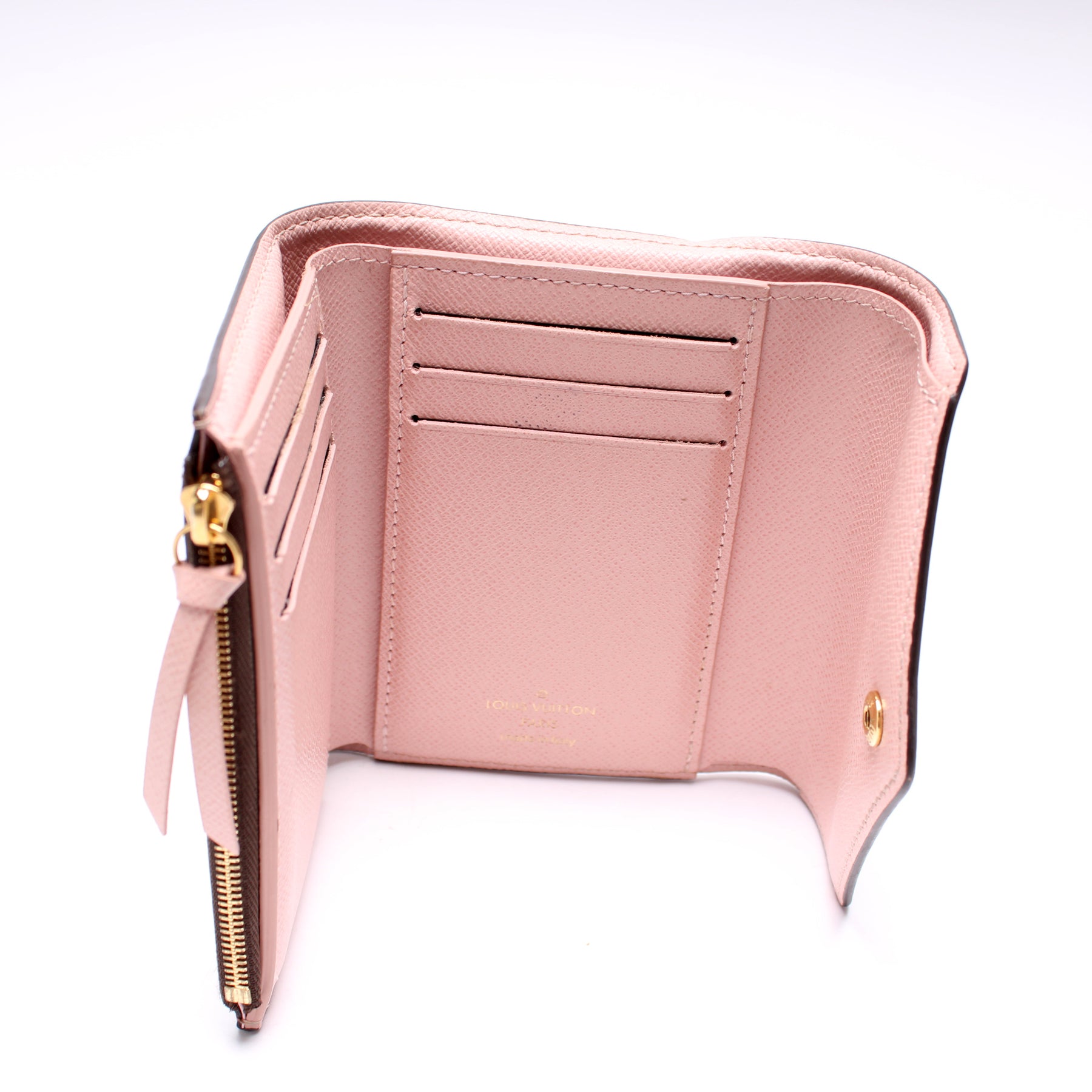 Victorine Wallet Bicolor Empreinte – Keeks Designer Handbags