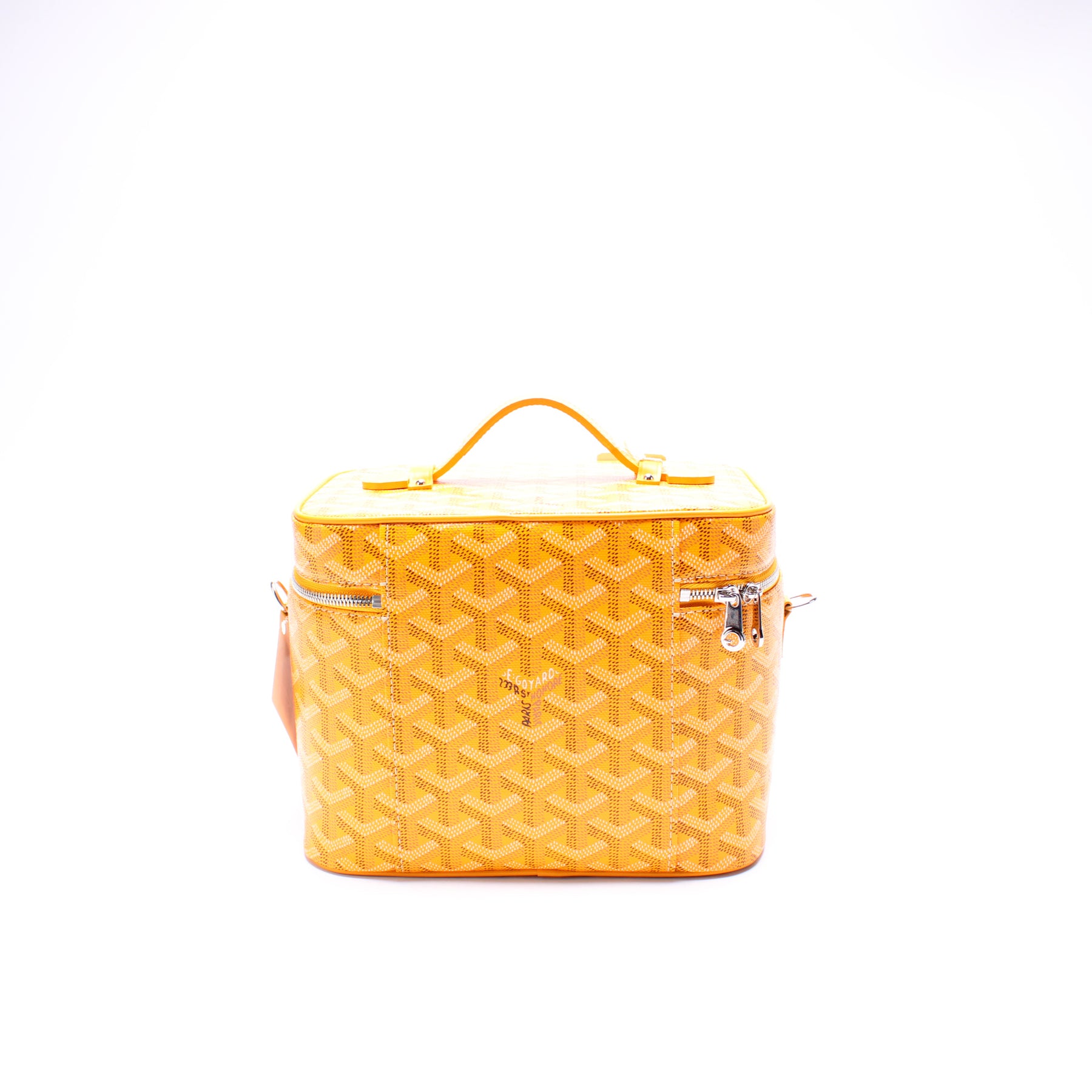 Goyard Goyardine Muse Vanity Case - Yellow Cosmetic Bags