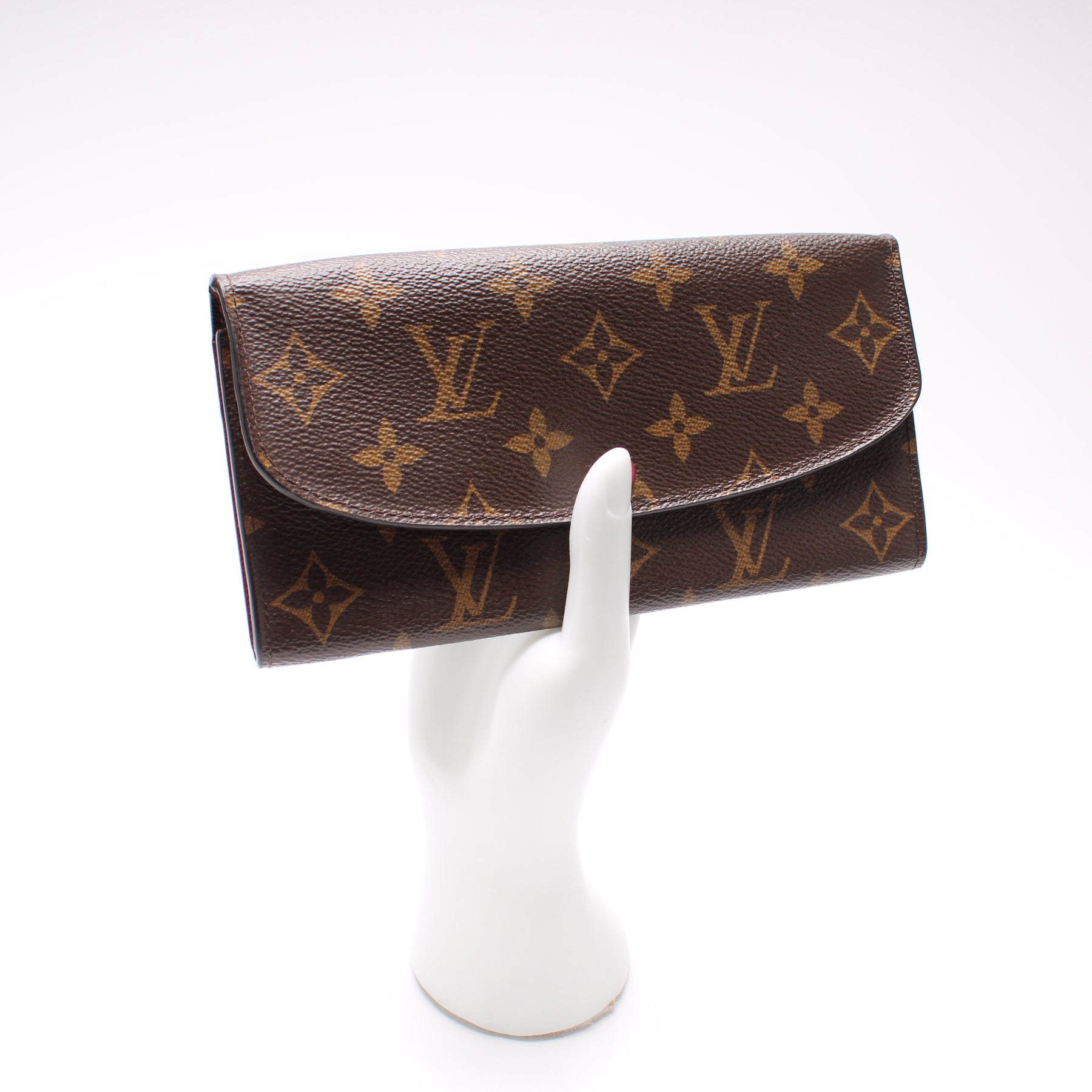 Louis Vuitton Brown LV Monogram Emilie Wallet