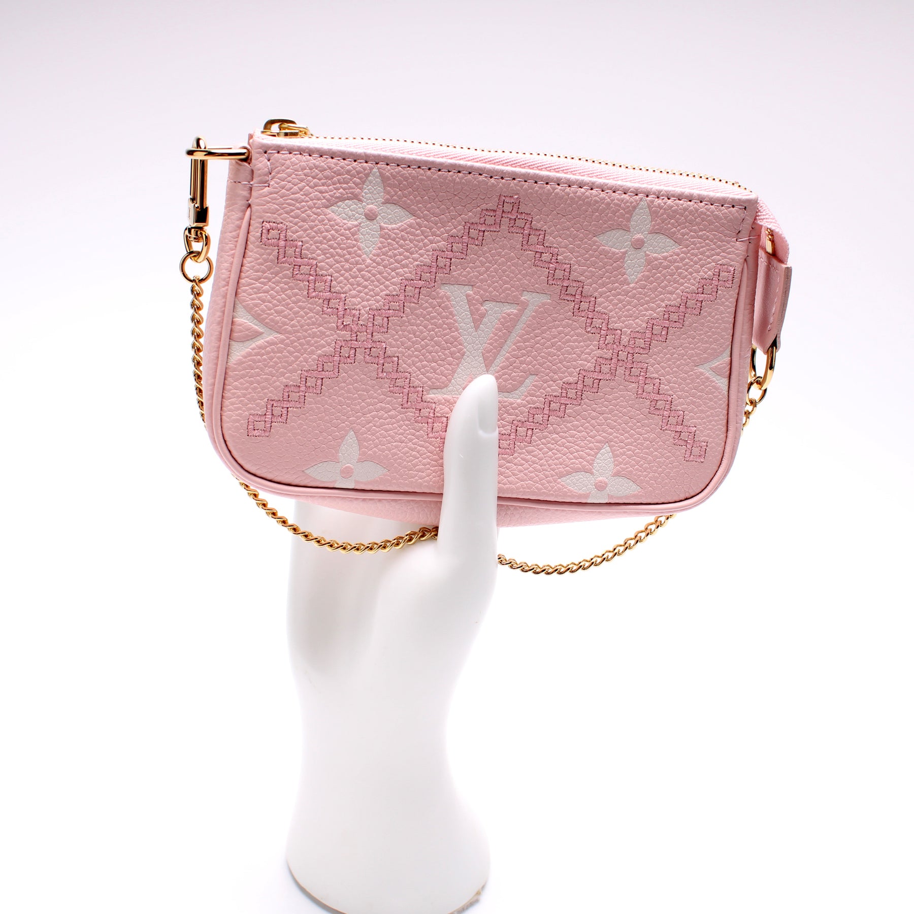 Pochette Accessories Mini Broderies Empreinte – Keeks Designer Handbags