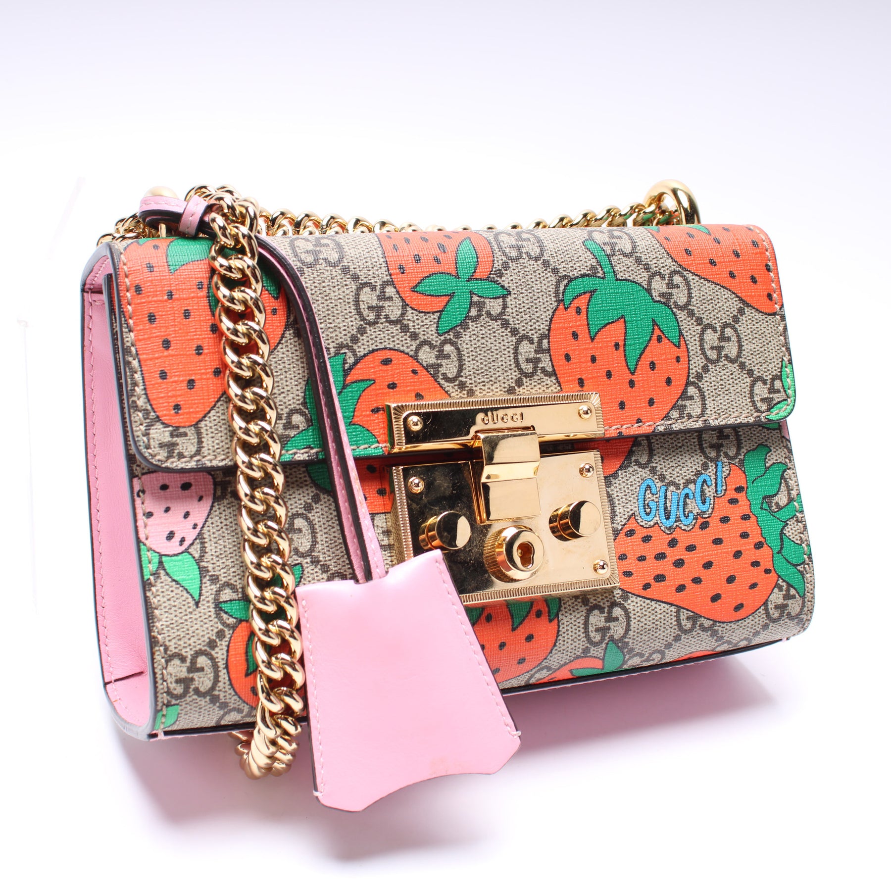 Gucci Mini bag with Double G strawberry