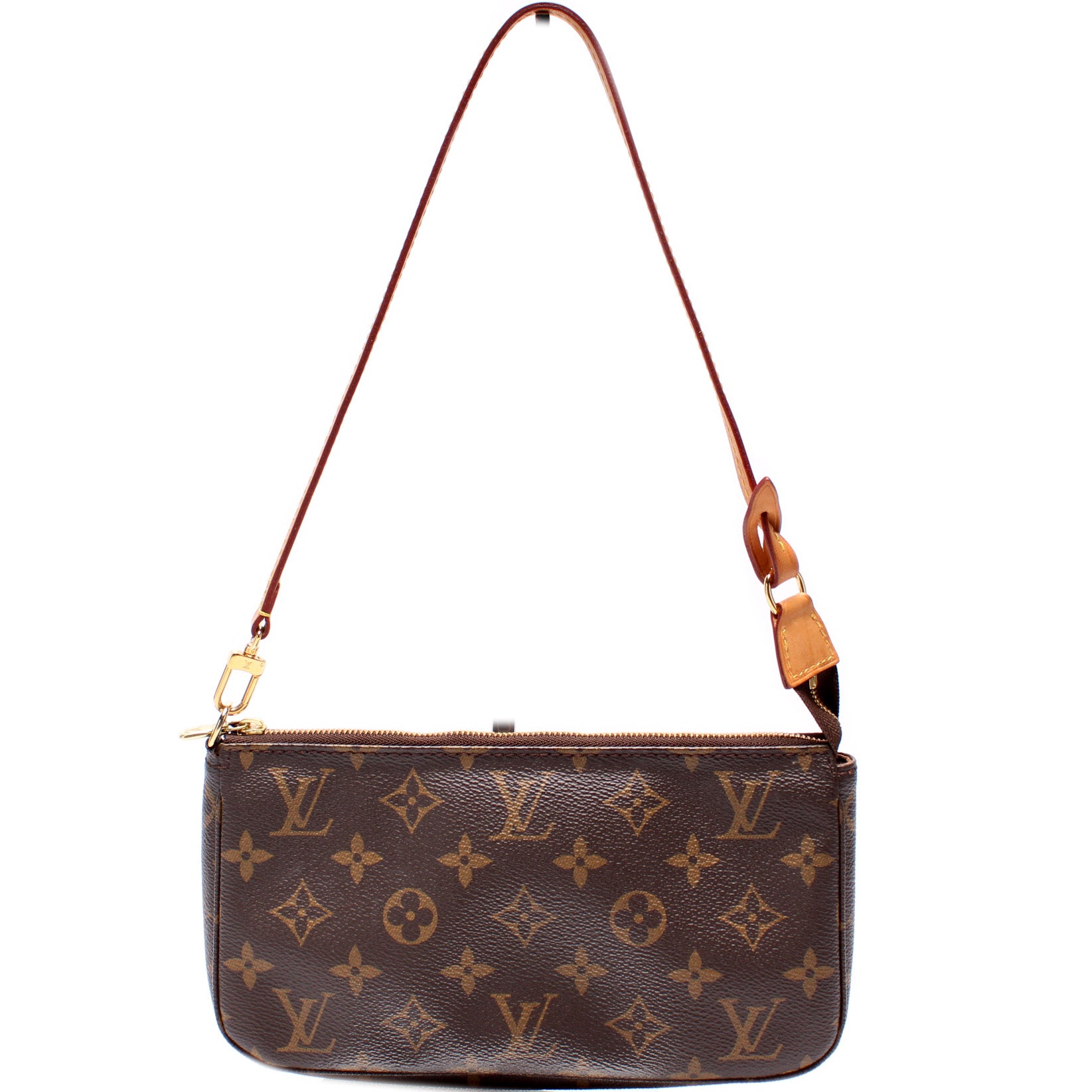 Authenticated Used LOUIS VUITTON Louis Vuitton Pochette Accessoire Monogram  Handbag Shoulder Bag Pouch M51980 Ladies 