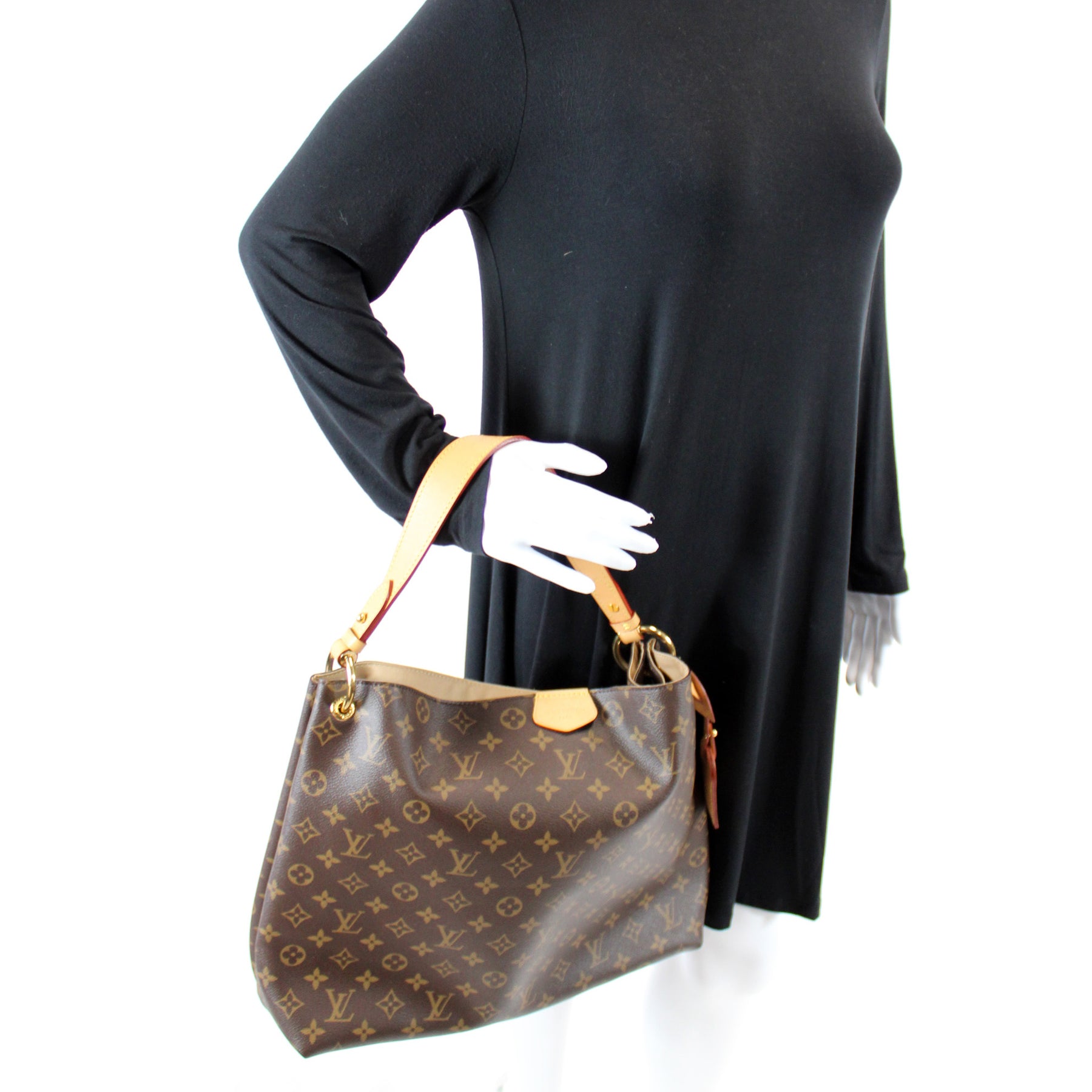 Louis Vuitton Graceful mm Beige Monogram