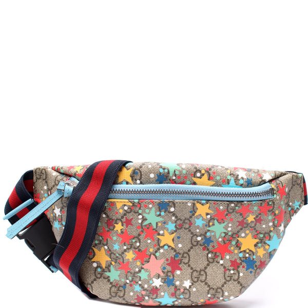 Children's printed belt bag in blue Supreme