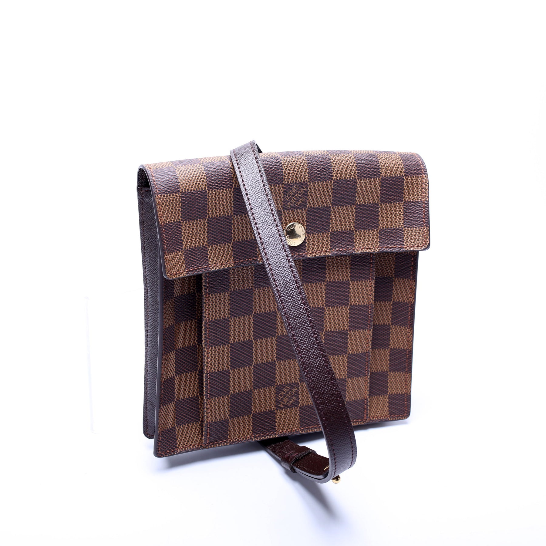 Brown Louis Vuitton Damier Ebene Pimlico Crossbody Bag