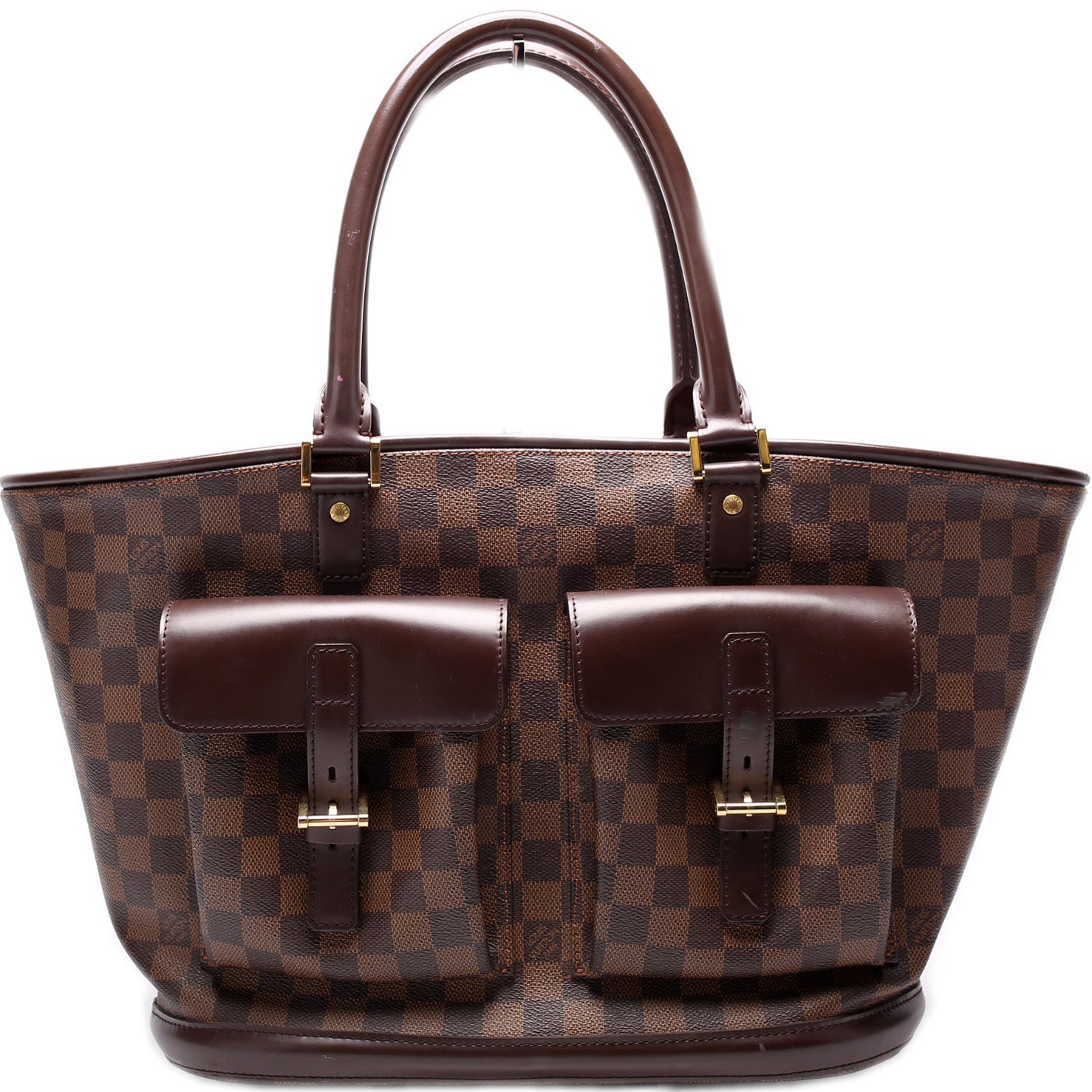 Louis Vuitton Riviera Tote MM Brown Canvas Monogram Coated for sale online