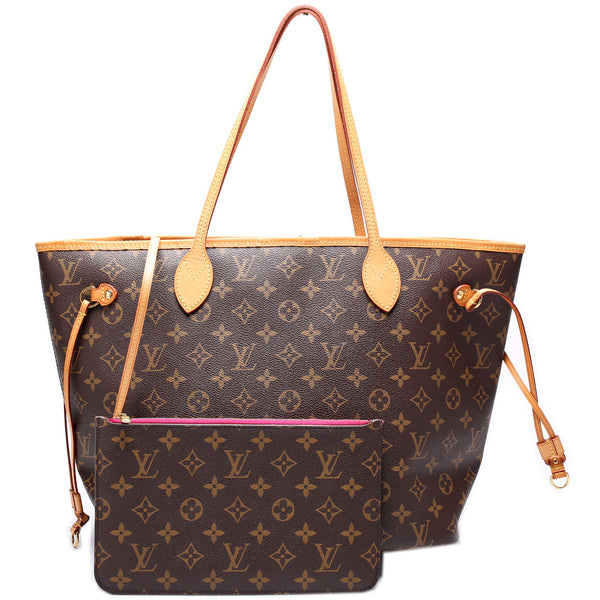 louis vuitton neverfull mm good condition comes with wallet !