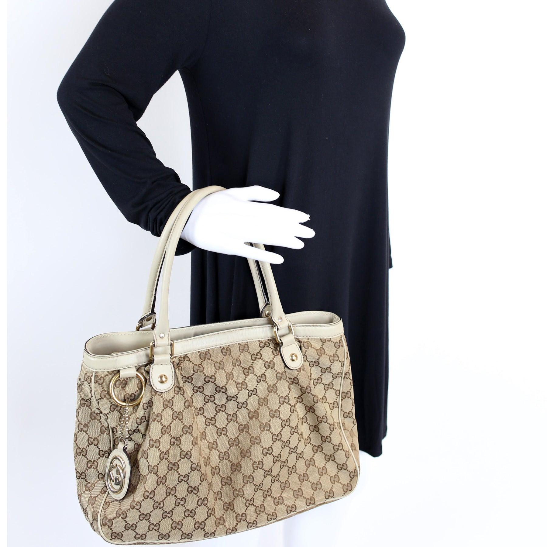 269945 Bella GG Canvas Tote – Keeks Designer Handbags