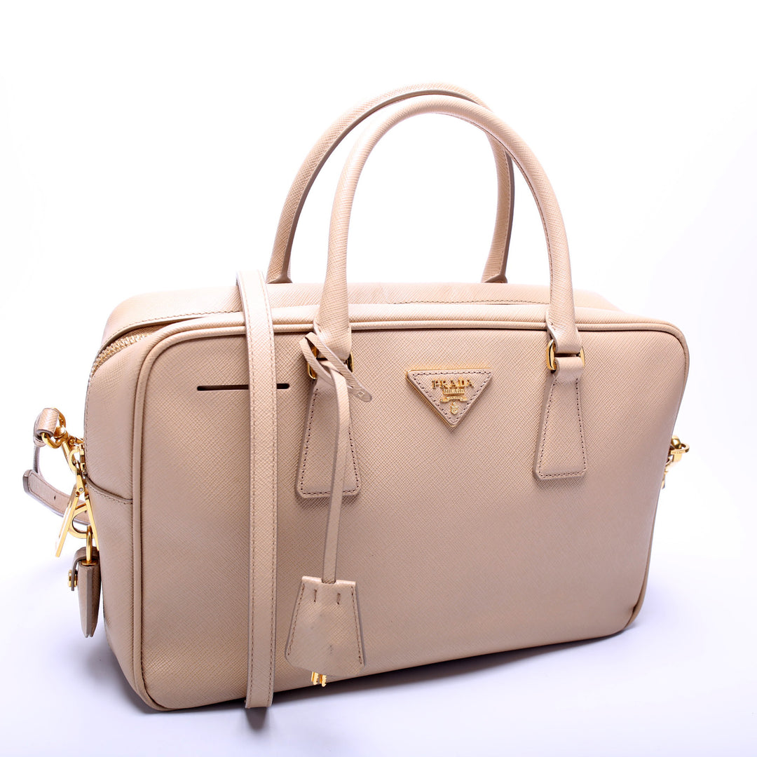 値下げPRADA SAFFIANOLUX PRADA Saffiano Lux Ombre Small Galleria Double Zip Tote