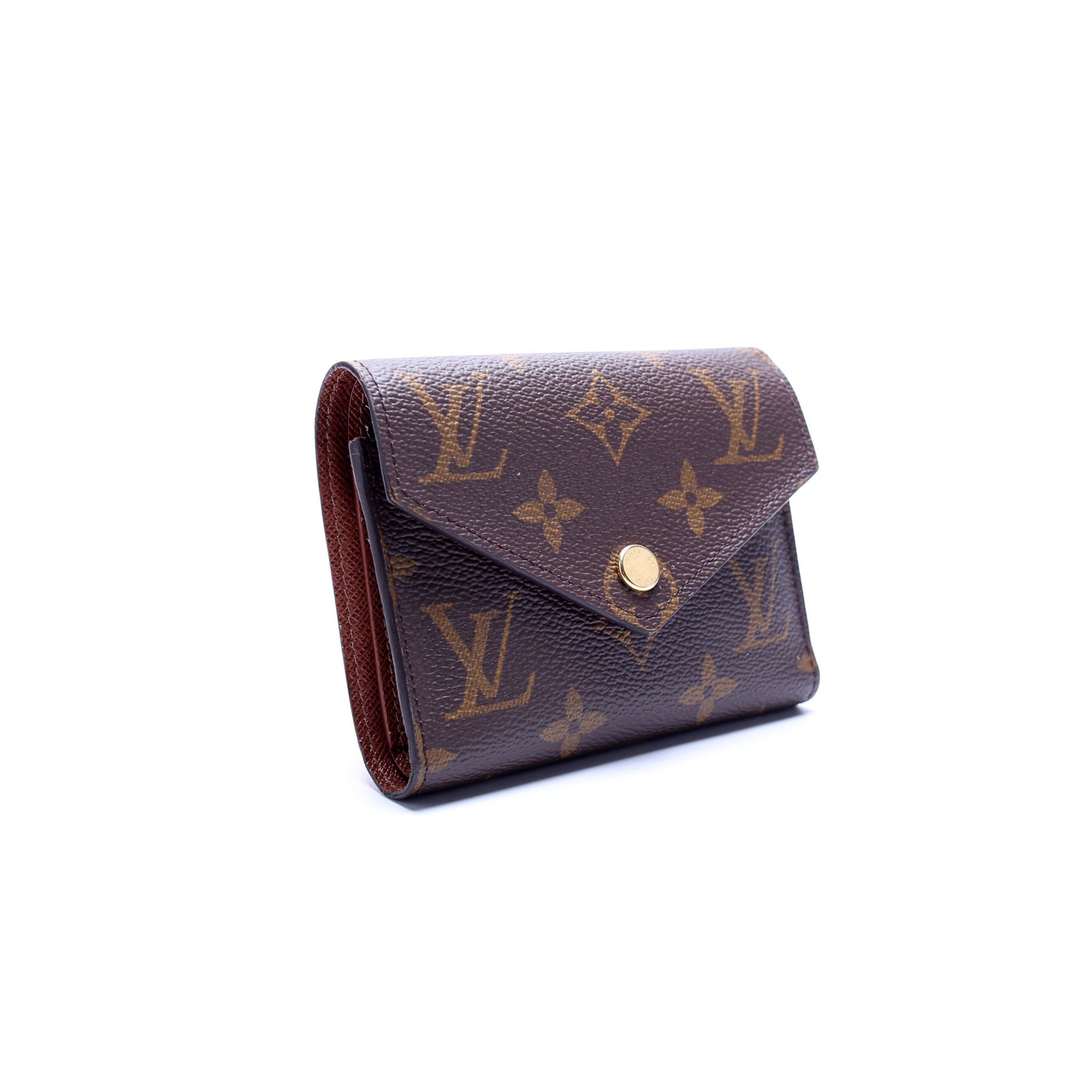 Louis Vuitton - Authenticated Victorine Wallet - Cloth Brown for Women, Very Good Condition