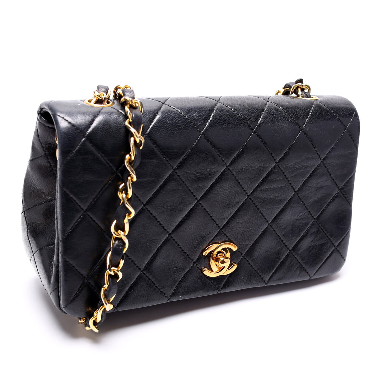 CC Full Flap Mini Bag Quilted Lambskin Vintage – Keeks Designer Handbags