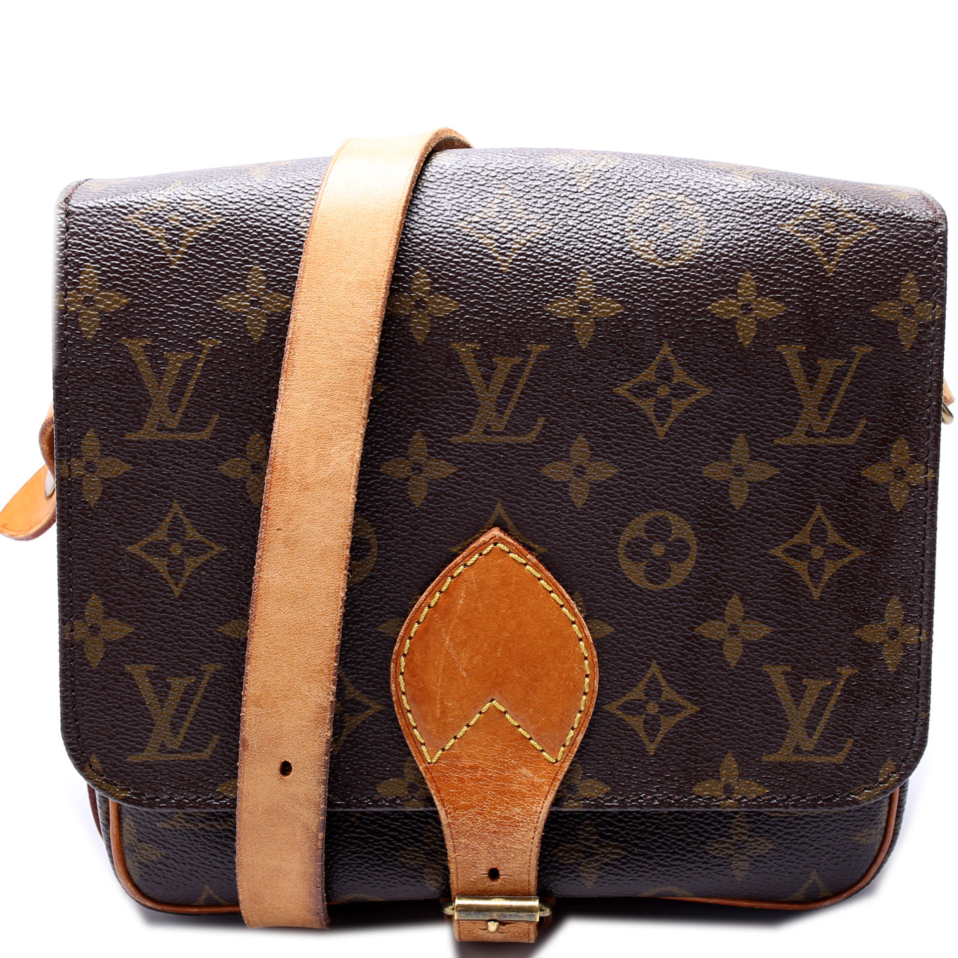 Louis Vuitton Cartouchiere PM Monogram Bag with Dust Bag