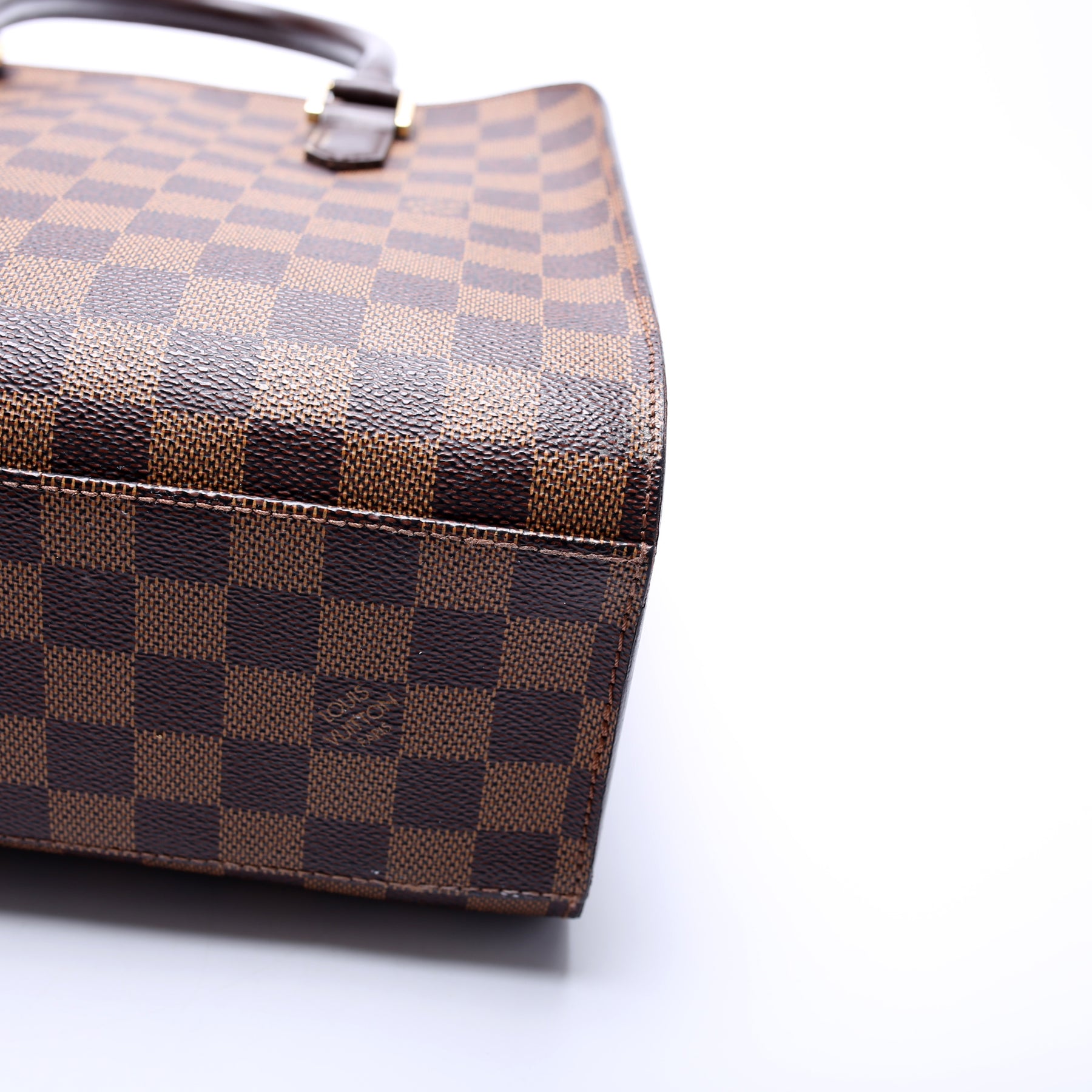 Louis Vuitton Damier Ebene Canvas Triana Bag.  Luxury